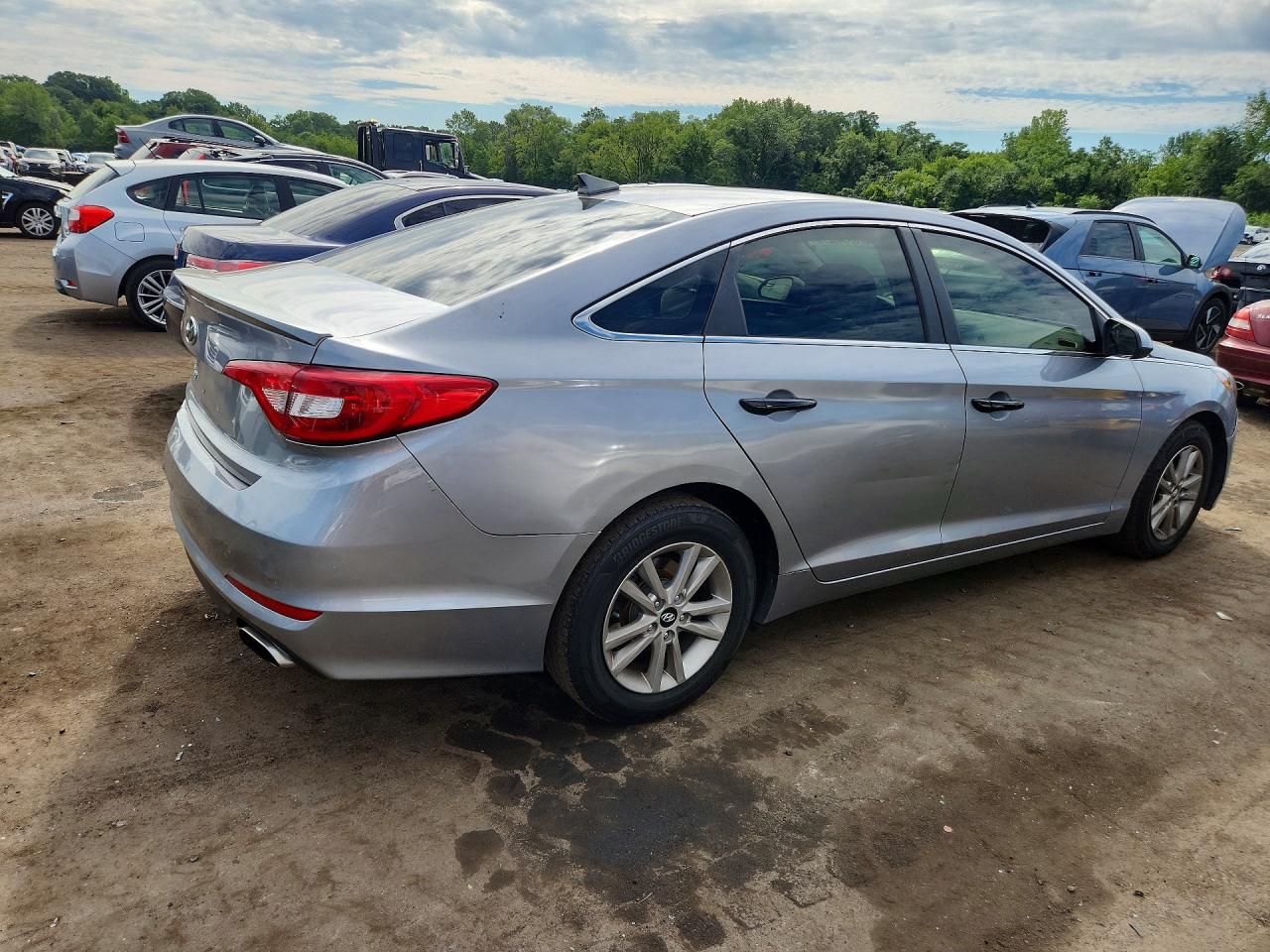 2015 Hyundai Sonata Se Silver vin: 5NPE24AF5FH154533