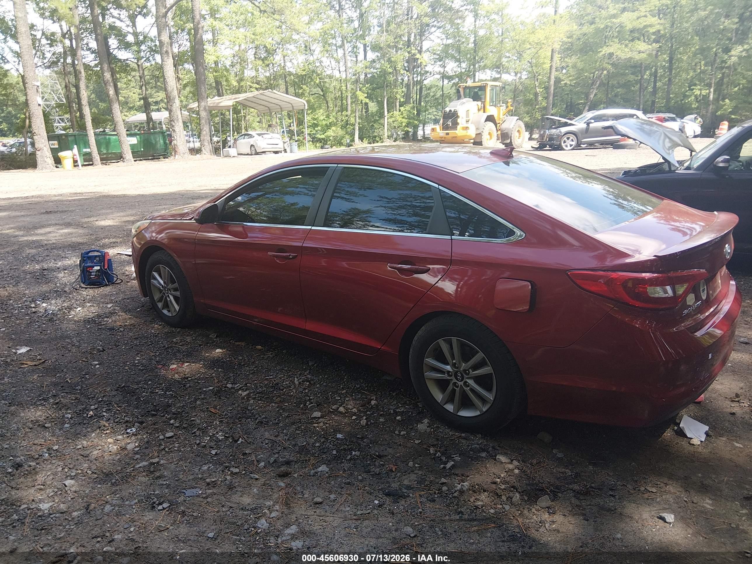 2015 Hyundai Sonata Se Red vin: 5NPE24AF5FH157643