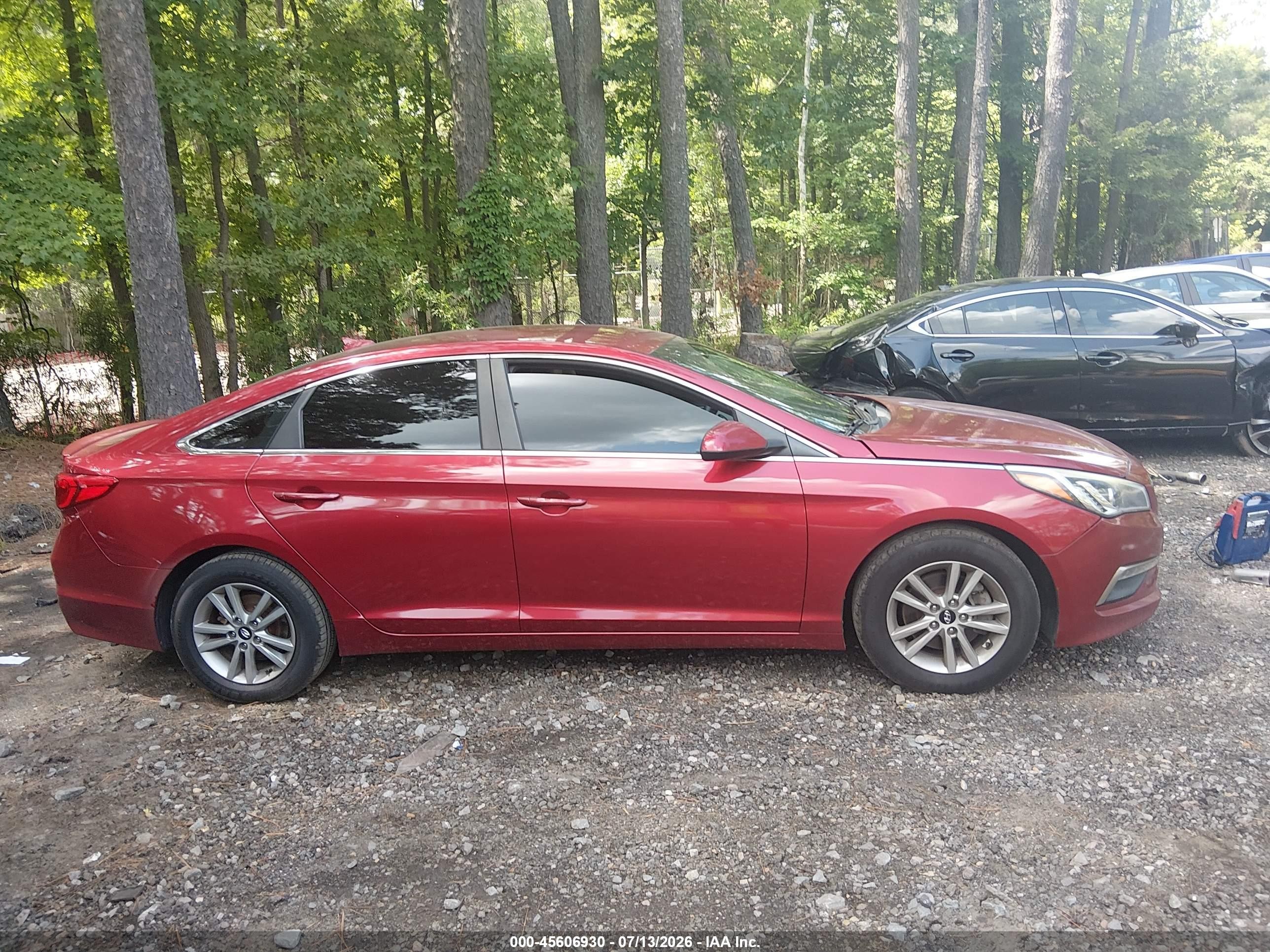 2015 Hyundai Sonata Se Red vin: 5NPE24AF5FH157643