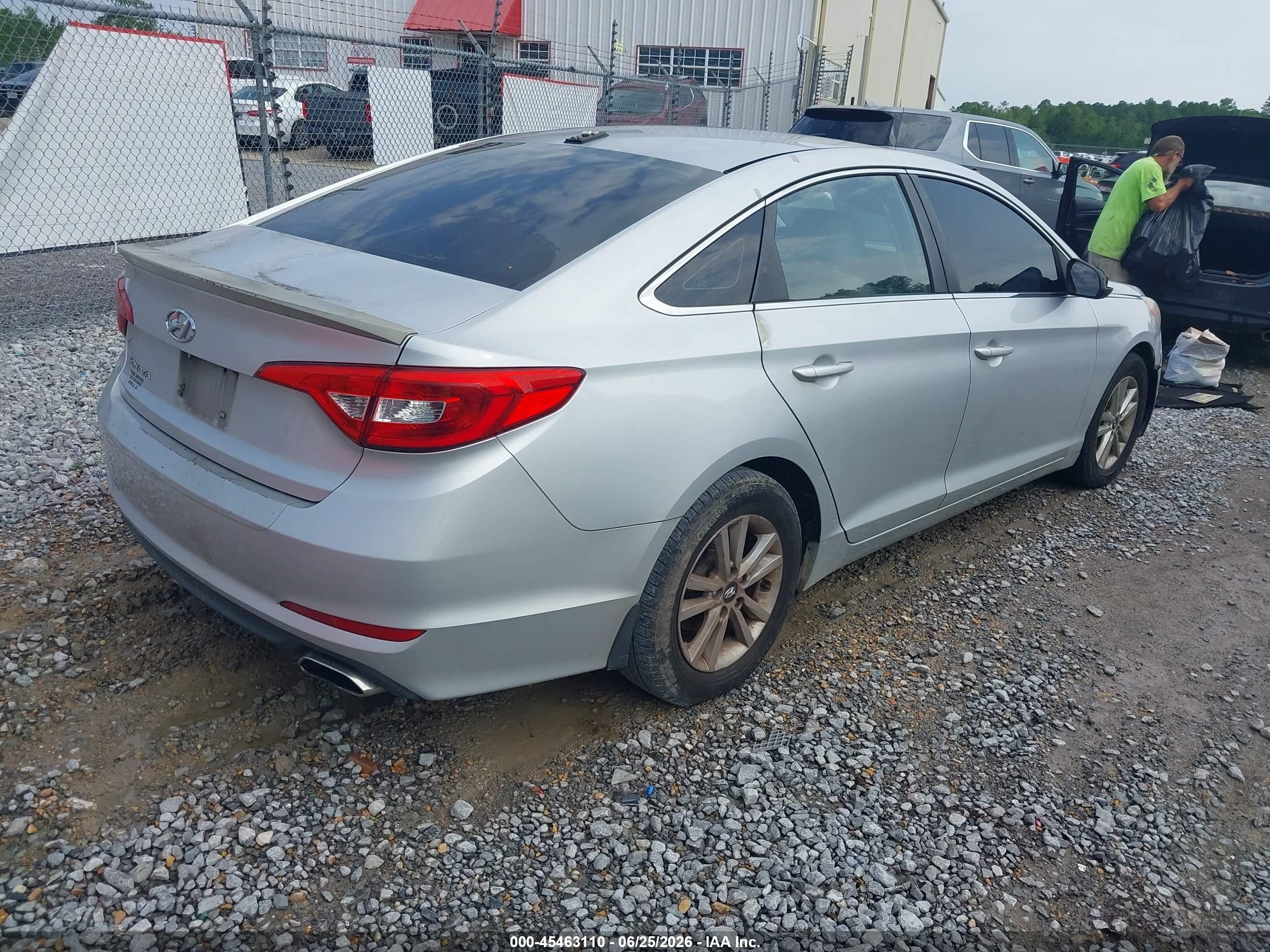 2015 Hyundai Sonata Se Silver vin: 5NPE24AF5FH161711