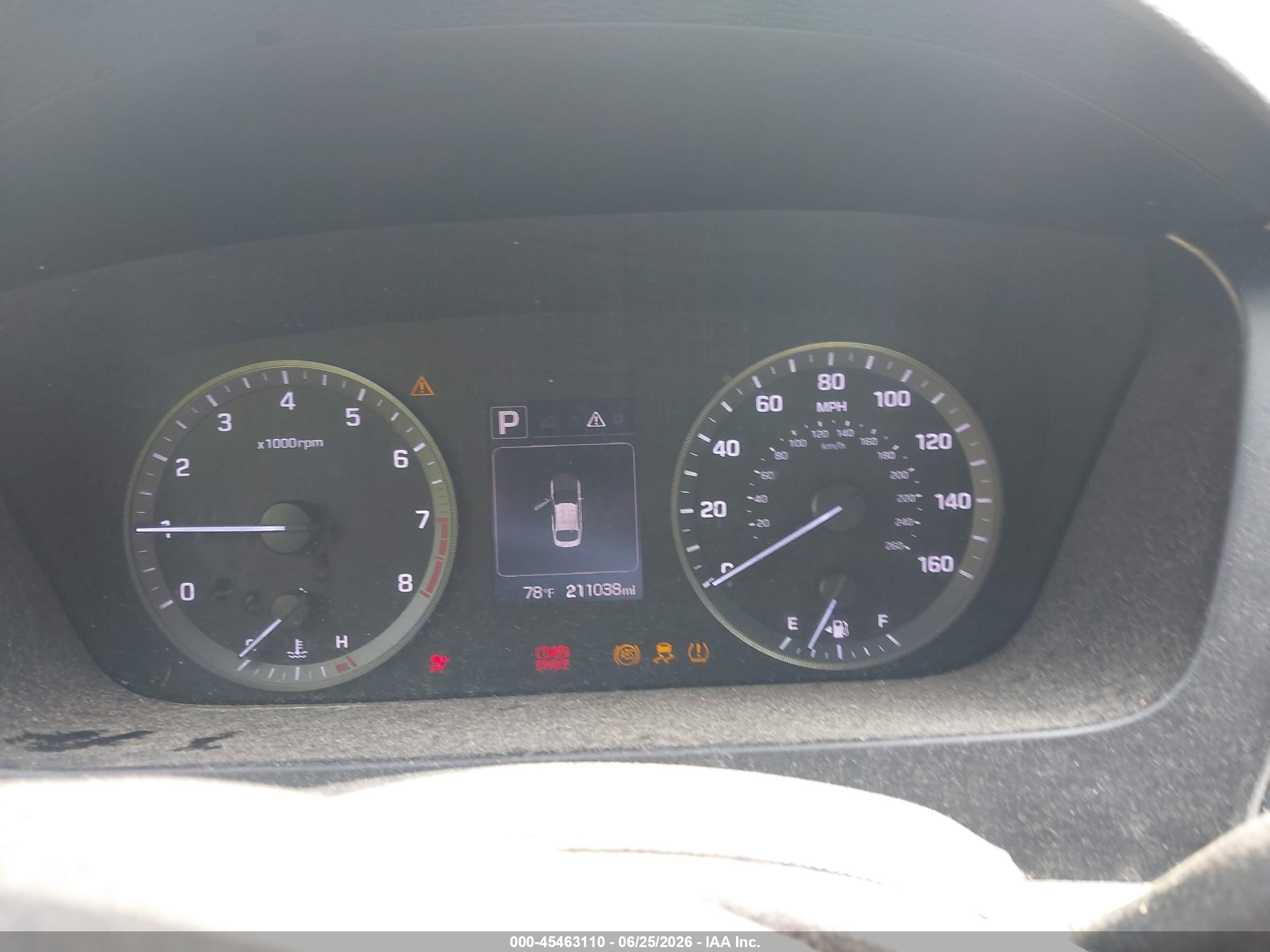 2015 Hyundai Sonata Se Silver vin: 5NPE24AF5FH161711