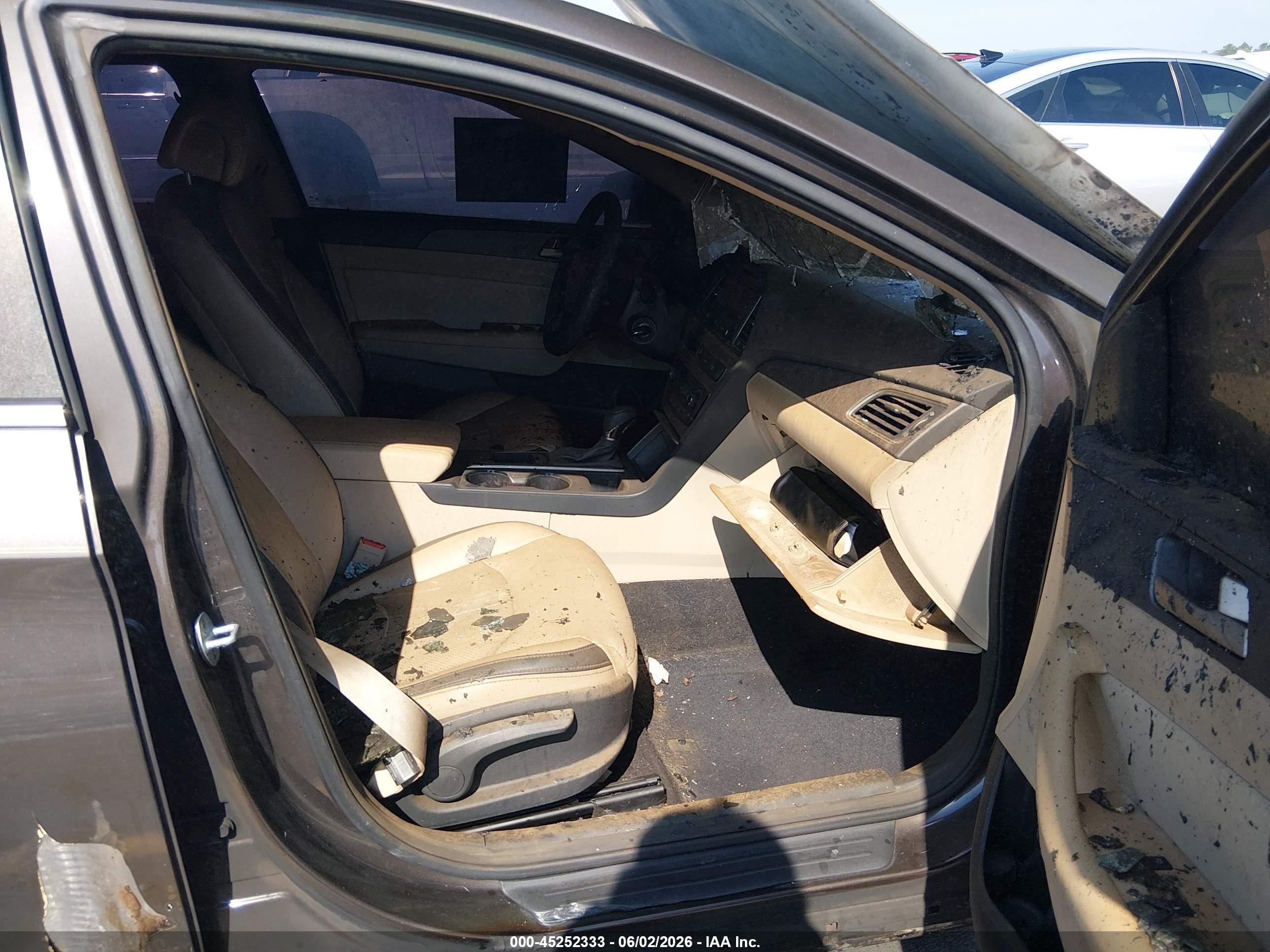 2015 Hyundai Sonata Se Brown vin: 5NPE24AF5FH166942