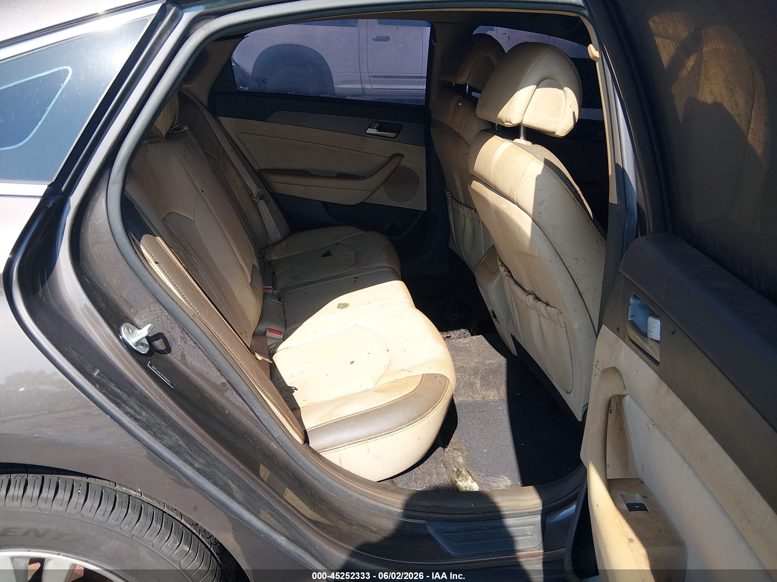 2015 Hyundai Sonata Se Brown vin: 5NPE24AF5FH166942