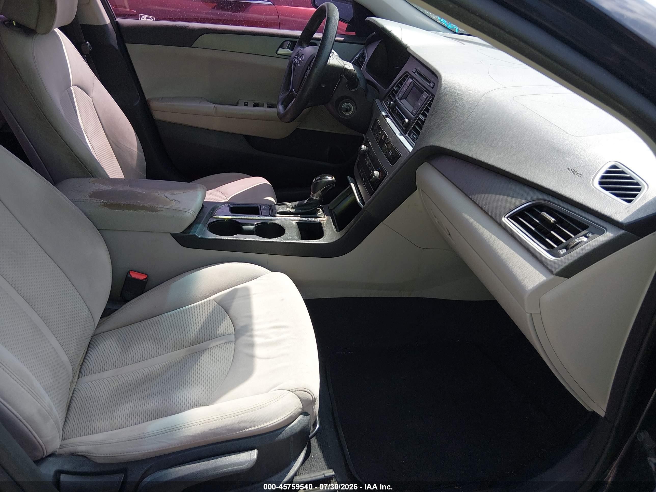 2015 Hyundai Sonata Se Black vin: 5NPE24AF5FH167816