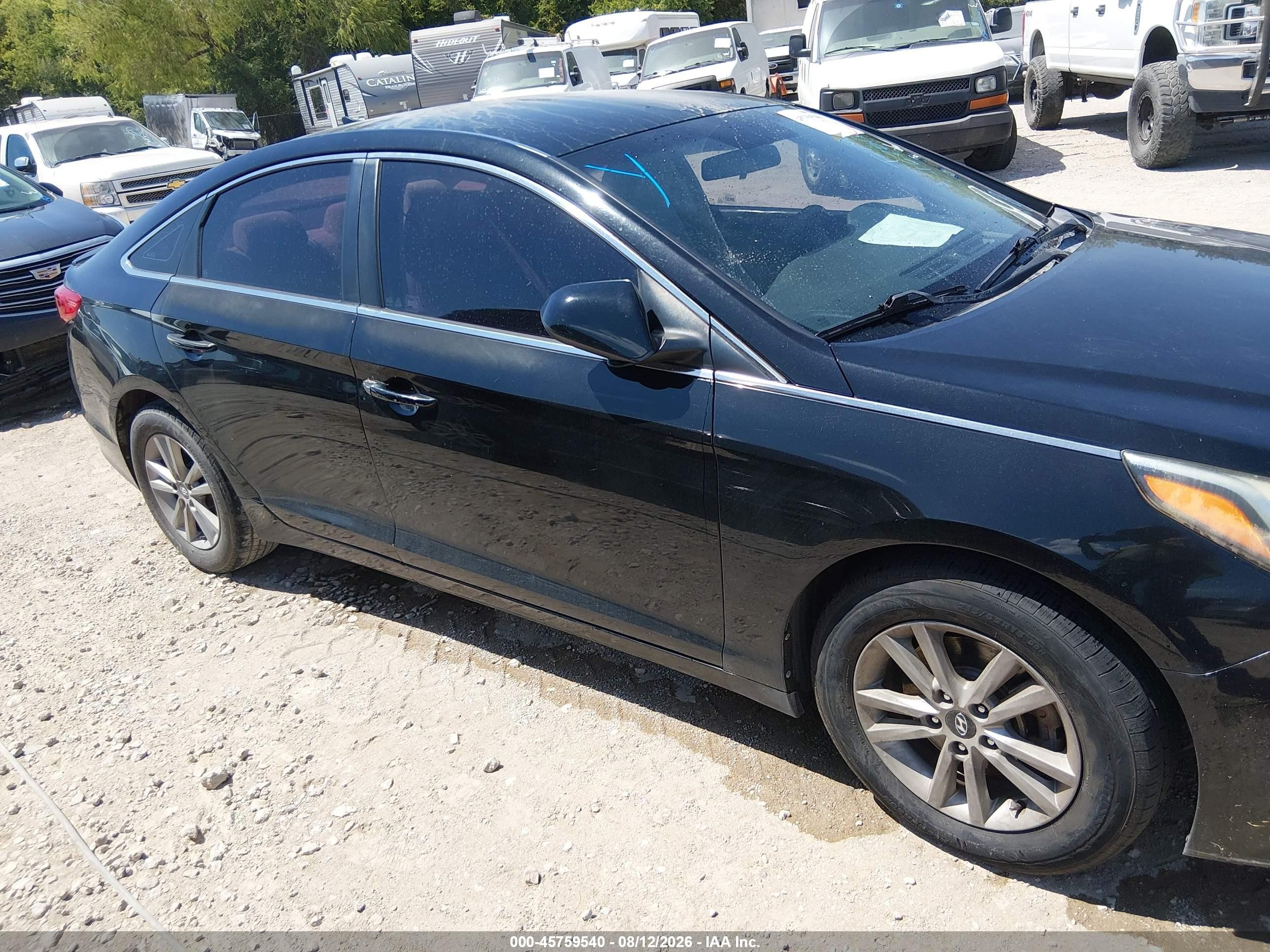 2015 Hyundai Sonata Se Black vin: 5NPE24AF5FH167816