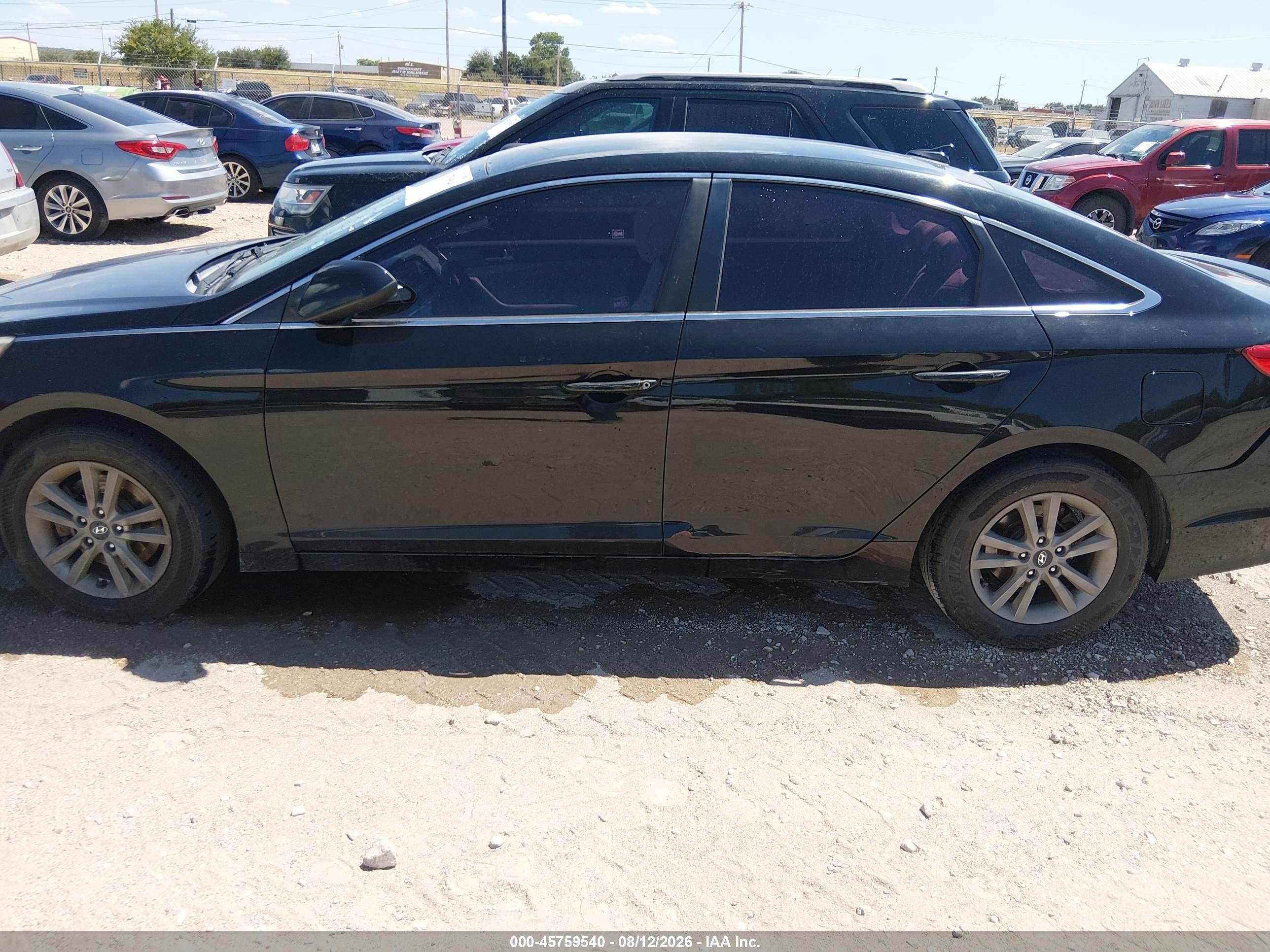 2015 Hyundai Sonata Se Black vin: 5NPE24AF5FH167816