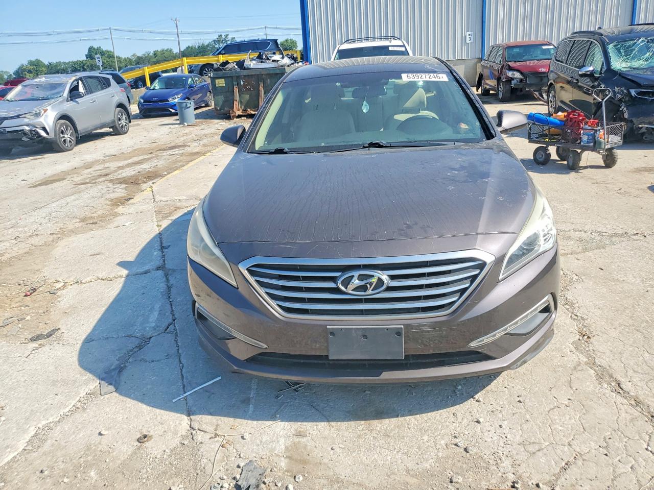 2015 Hyundai Sonata Se Серый vin: 5NPE24AF5FH175558