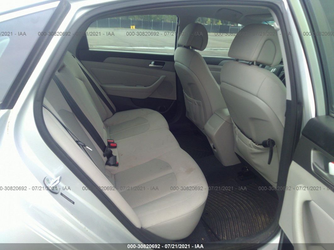 2015 Hyundai Sonata 2.4l Se Silver vin: 5NPE24AF5FH182963