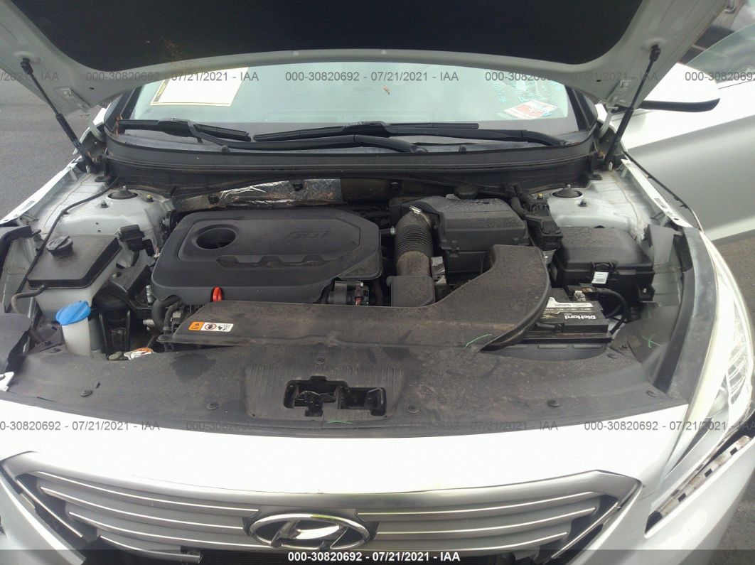 2015 Hyundai Sonata 2.4l Se Silver vin: 5NPE24AF5FH182963