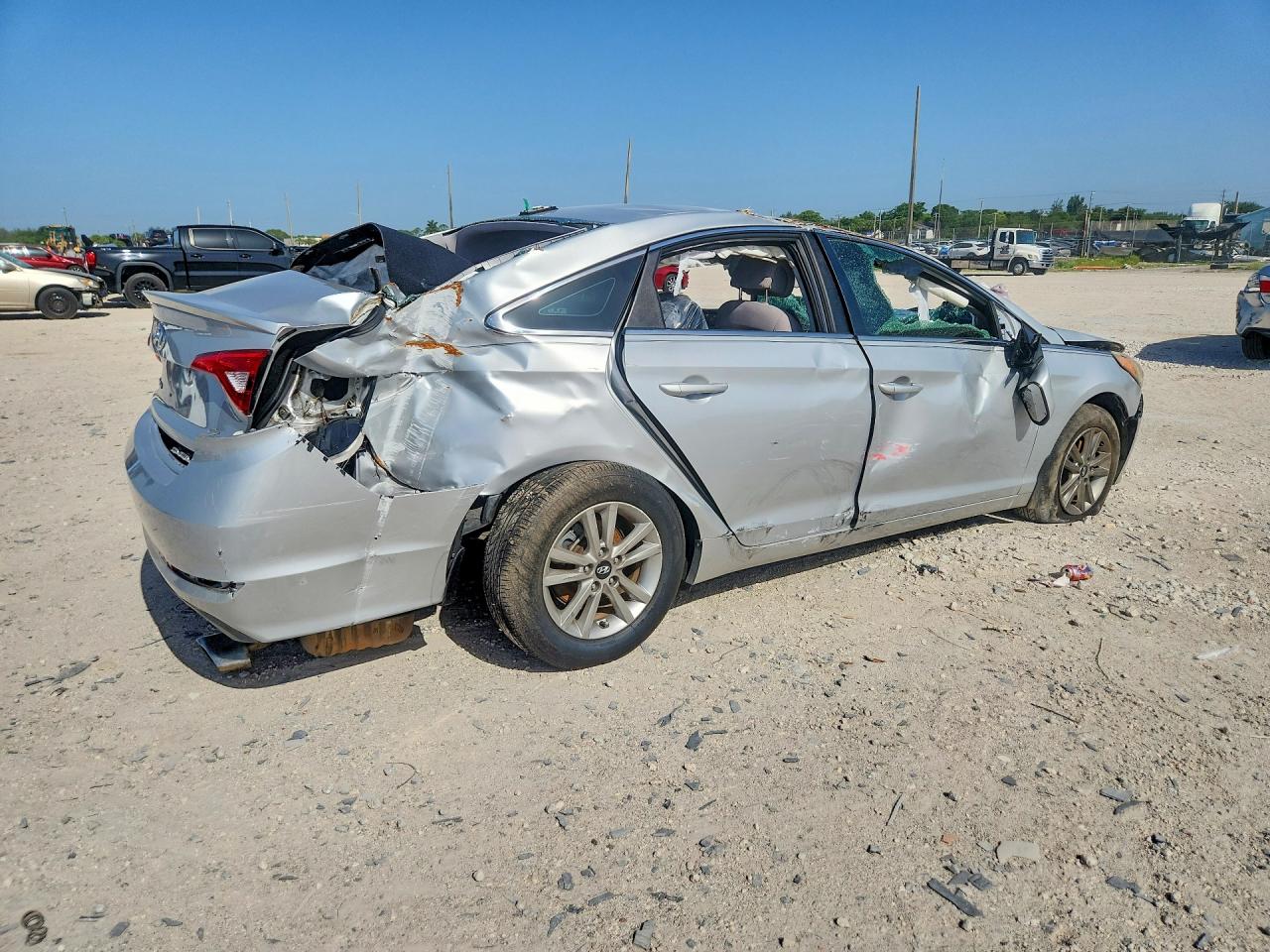 2015 Hyundai Sonata Se Silver vin: 5NPE24AF5FH182963