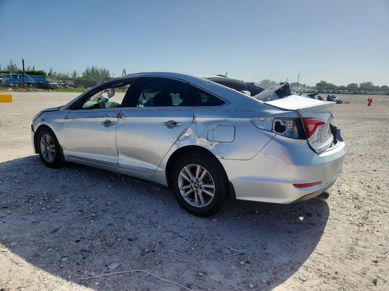 2015 Hyundai Sonata Se Silver vin: 5NPE24AF5FH182963