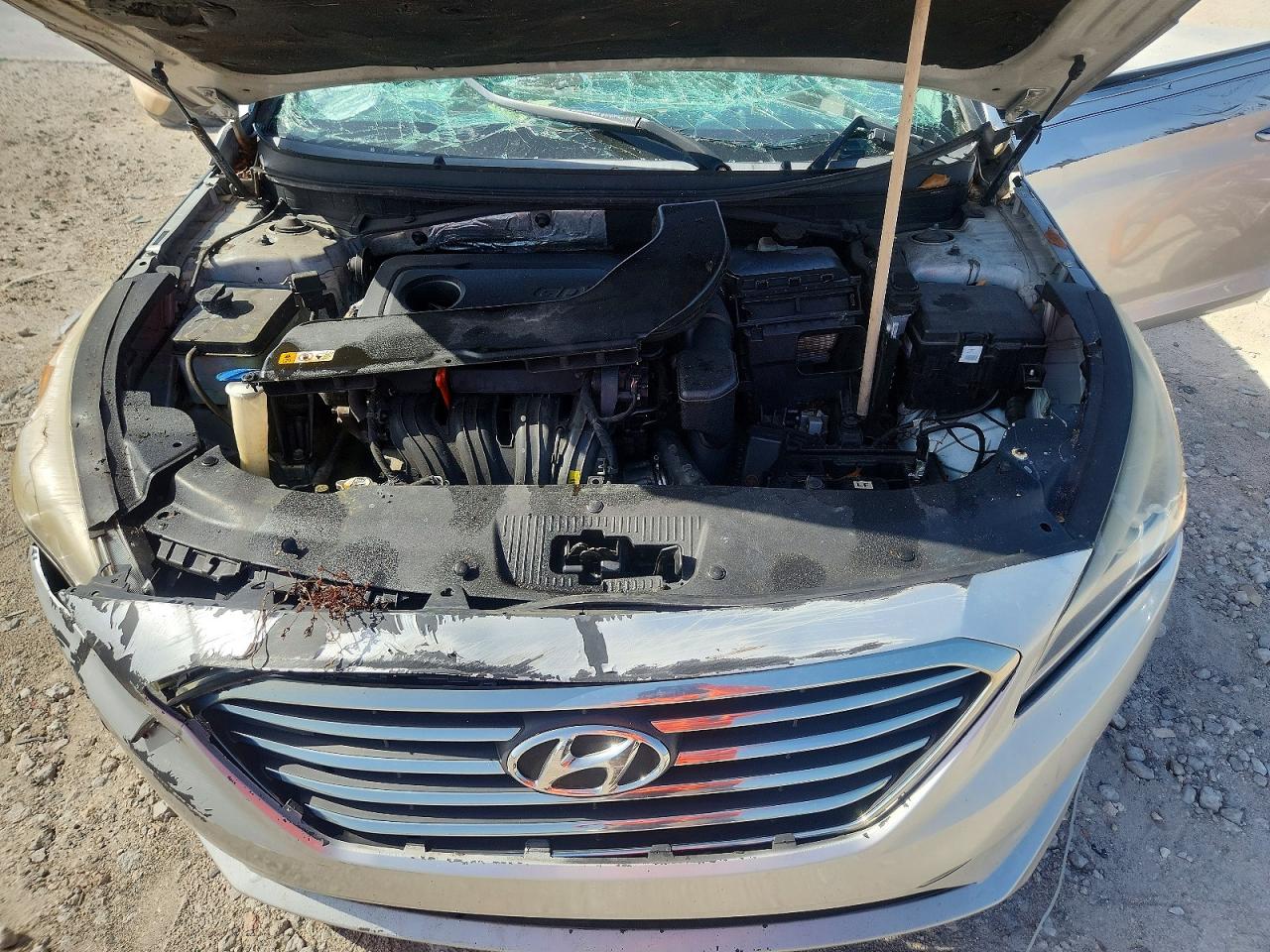 2015 Hyundai Sonata Se Silver vin: 5NPE24AF5FH182963
