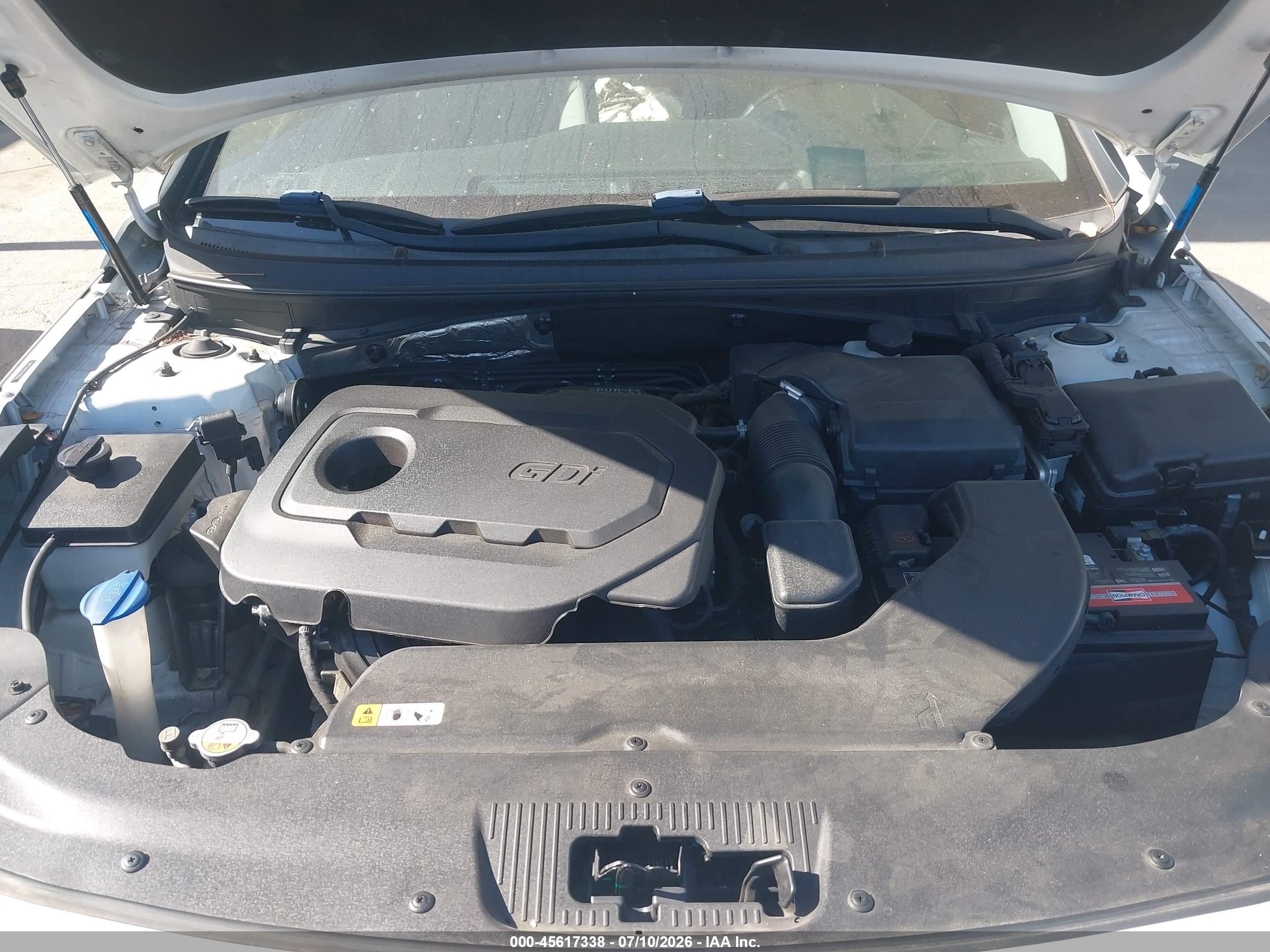 2015 Hyundai Sonata Se White vin: 5NPE24AF5FH188018