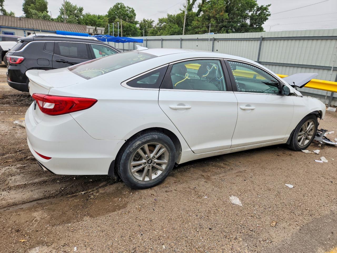 2015 Hyundai Sonata Se White vin: 5NPE24AF5FH188696