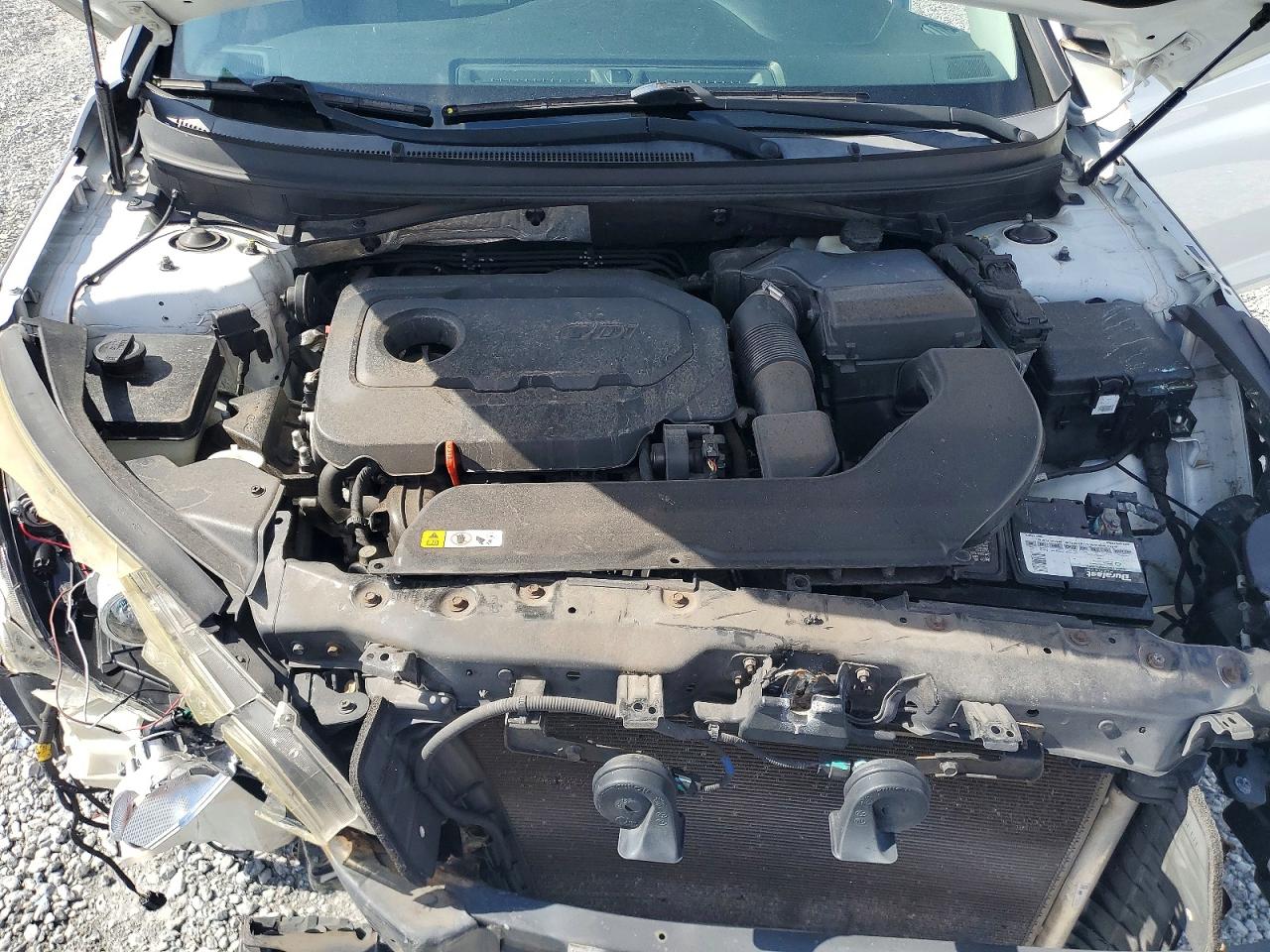 2015 Hyundai Sonata Se White vin: 5NPE24AF5FH191453