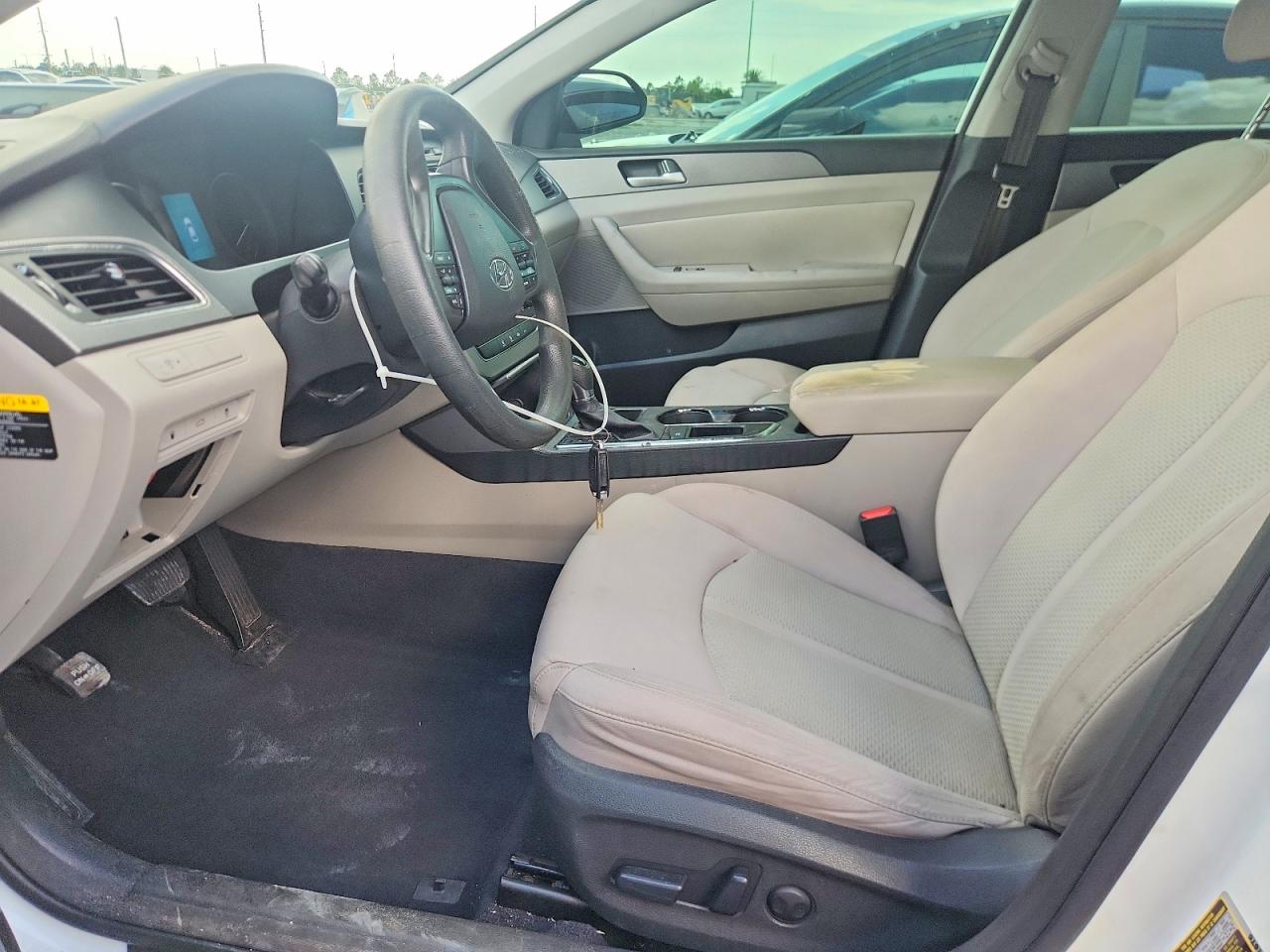 2015 Hyundai Sonata Se White vin: 5NPE24AF5FH191453