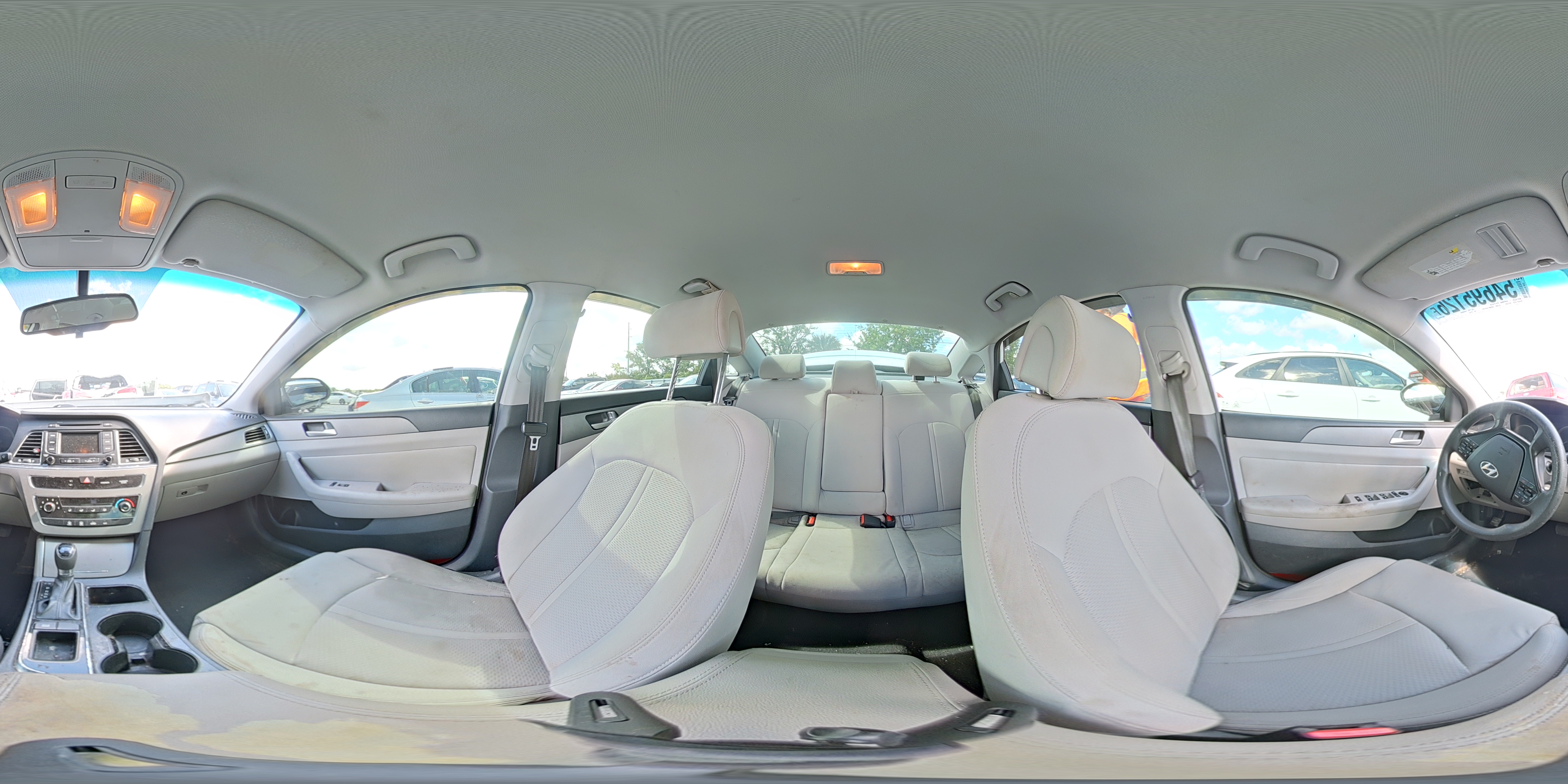 2015 Hyundai Sonata Se White vin: 5NPE24AF5FH191453