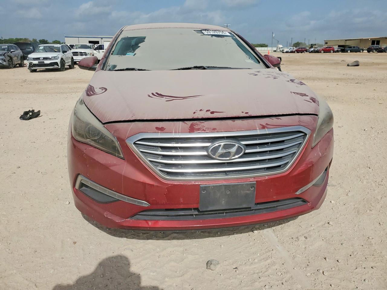 2015 Hyundai Sonata Se Red vin: 5NPE24AF5FH195132