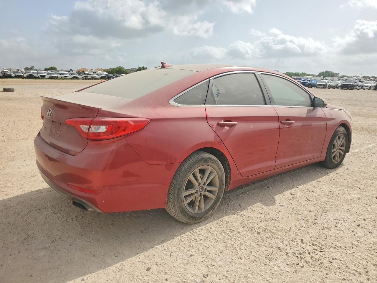 2015 Hyundai Sonata Se Red vin: 5NPE24AF5FH195132
