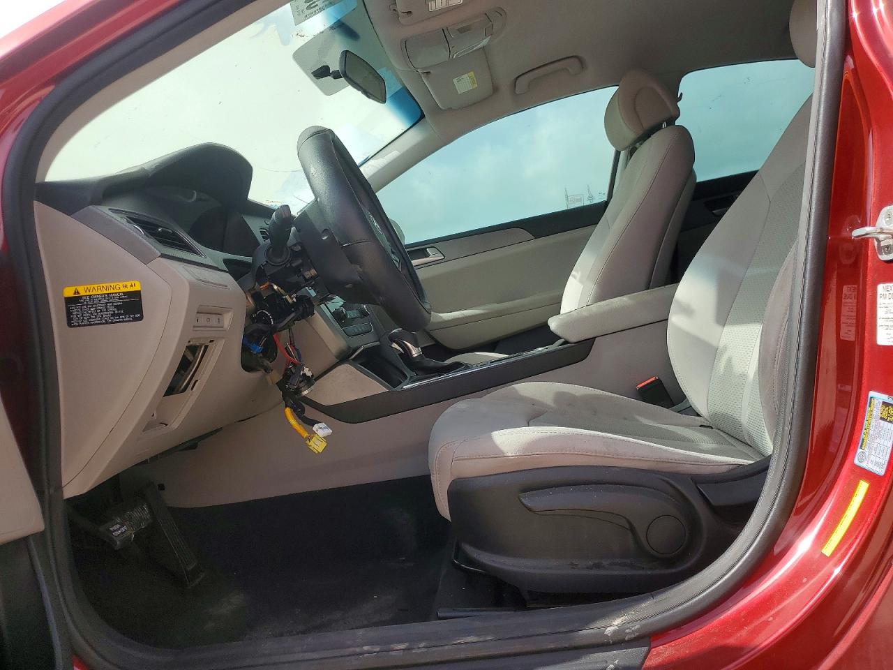 2015 Hyundai Sonata Se Red vin: 5NPE24AF5FH195132