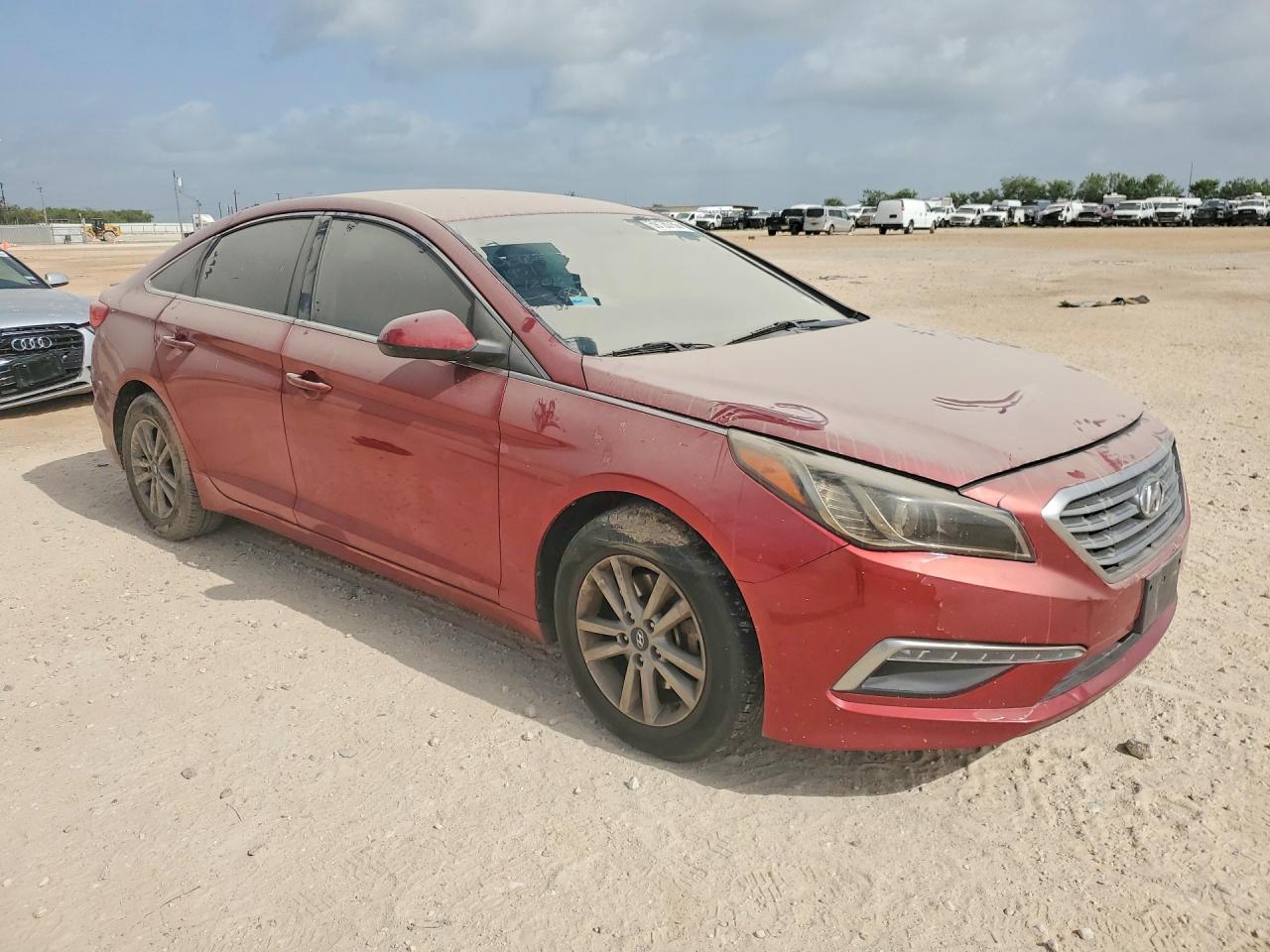 2015 Hyundai Sonata Se Red vin: 5NPE24AF5FH195132