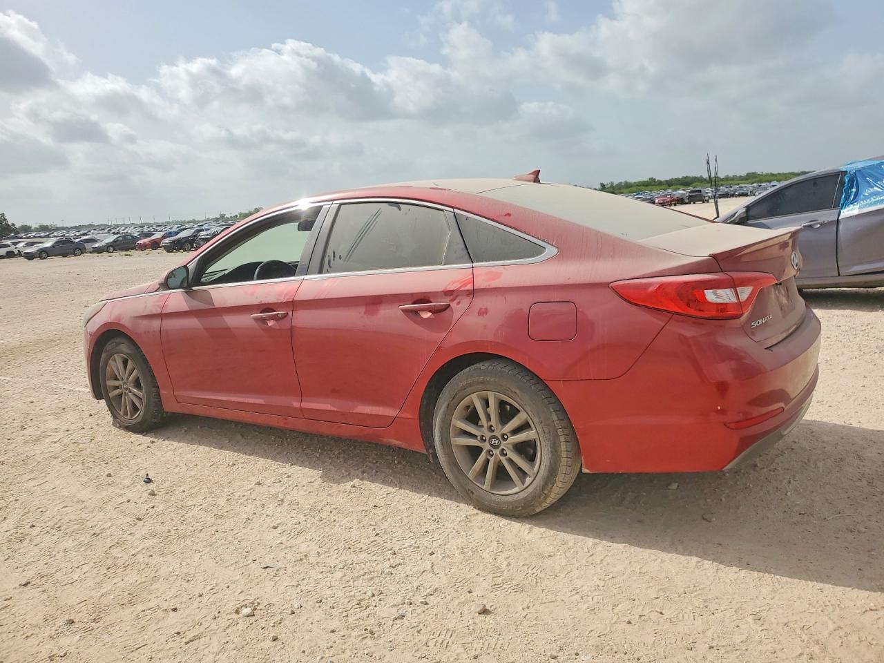 2015 Hyundai Sonata Se Red vin: 5NPE24AF5FH195132