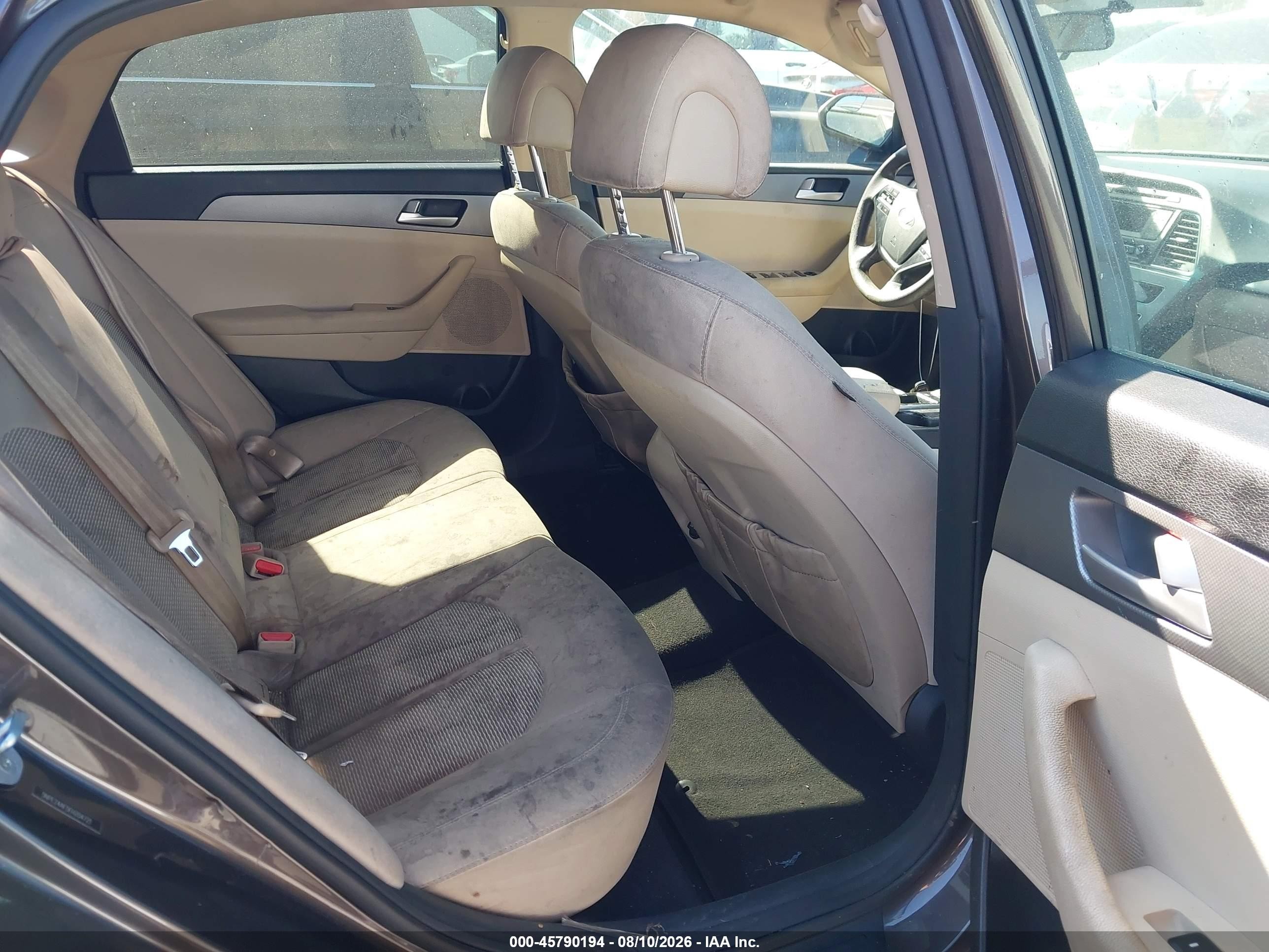 2015 Hyundai Sonata Se Brown vin: 5NPE24AF5FH204721