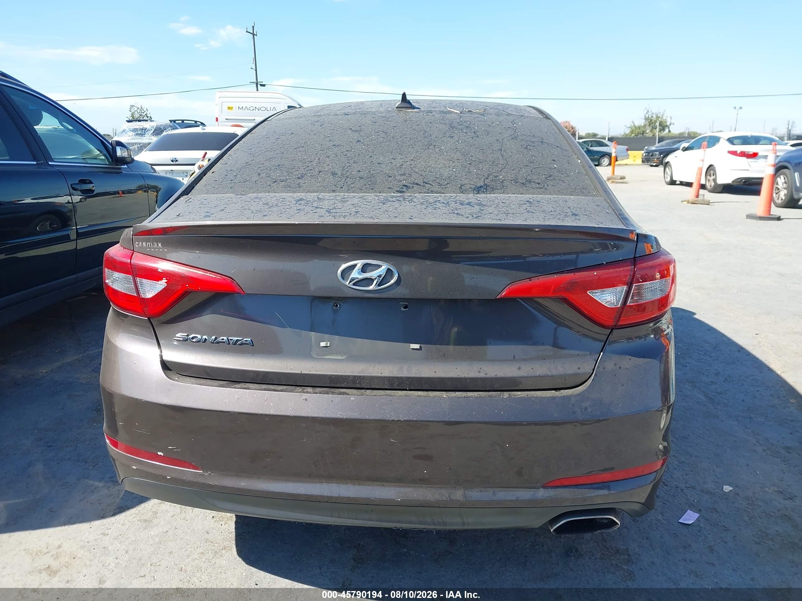 2015 Hyundai Sonata Se Brown vin: 5NPE24AF5FH204721
