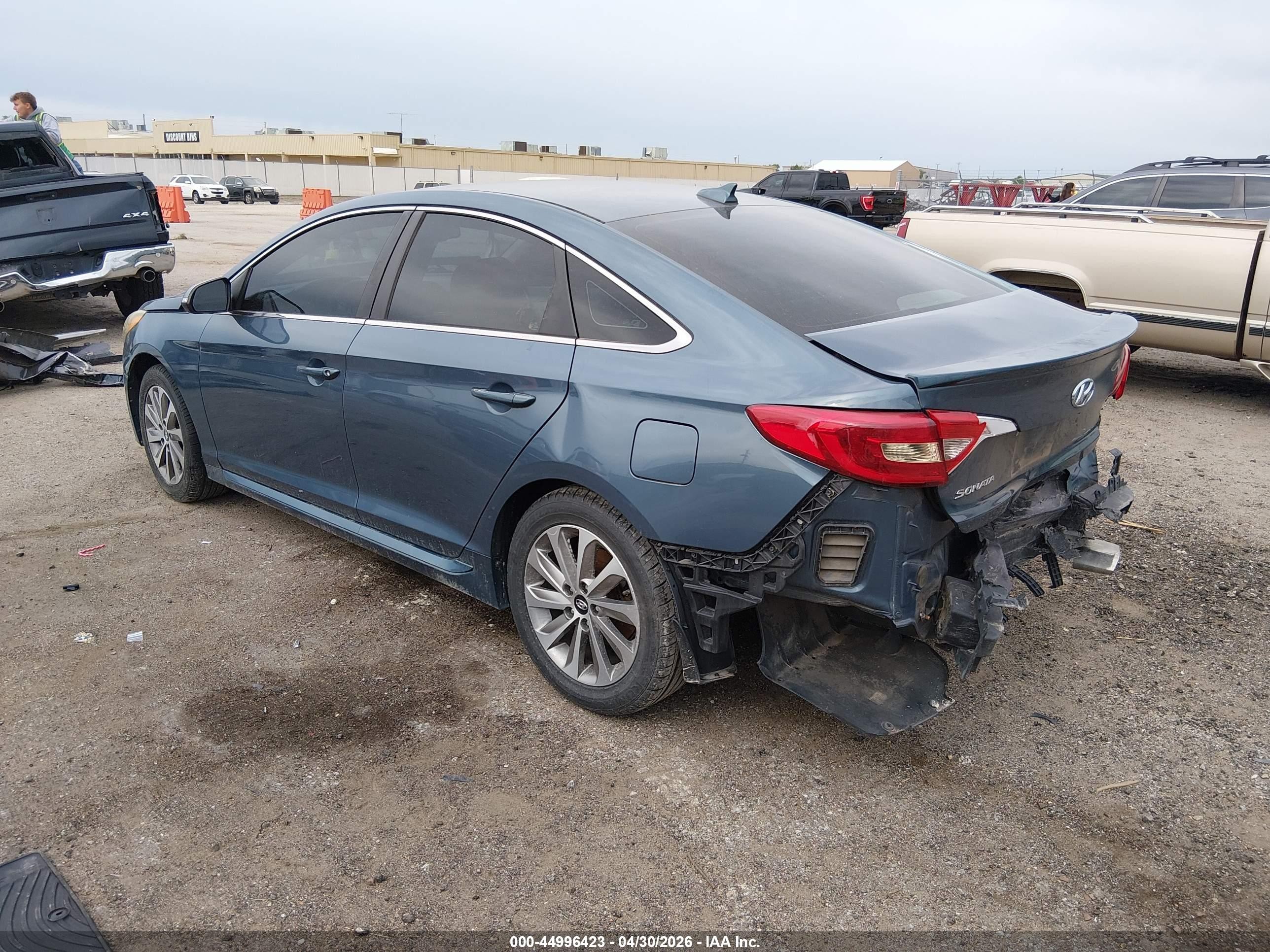 2015 Hyundai Sonata Se Blue vin: 5NPE24AF5FH207232