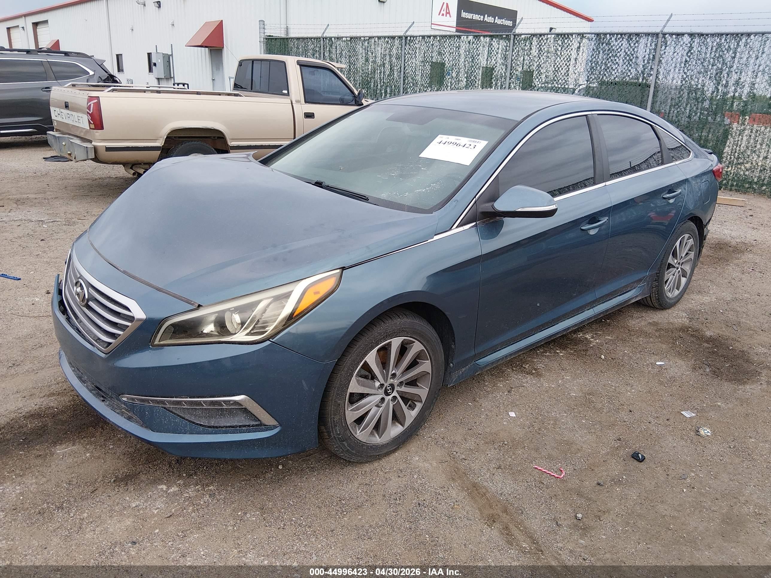 2015 Hyundai Sonata Se Blue vin: 5NPE24AF5FH207232