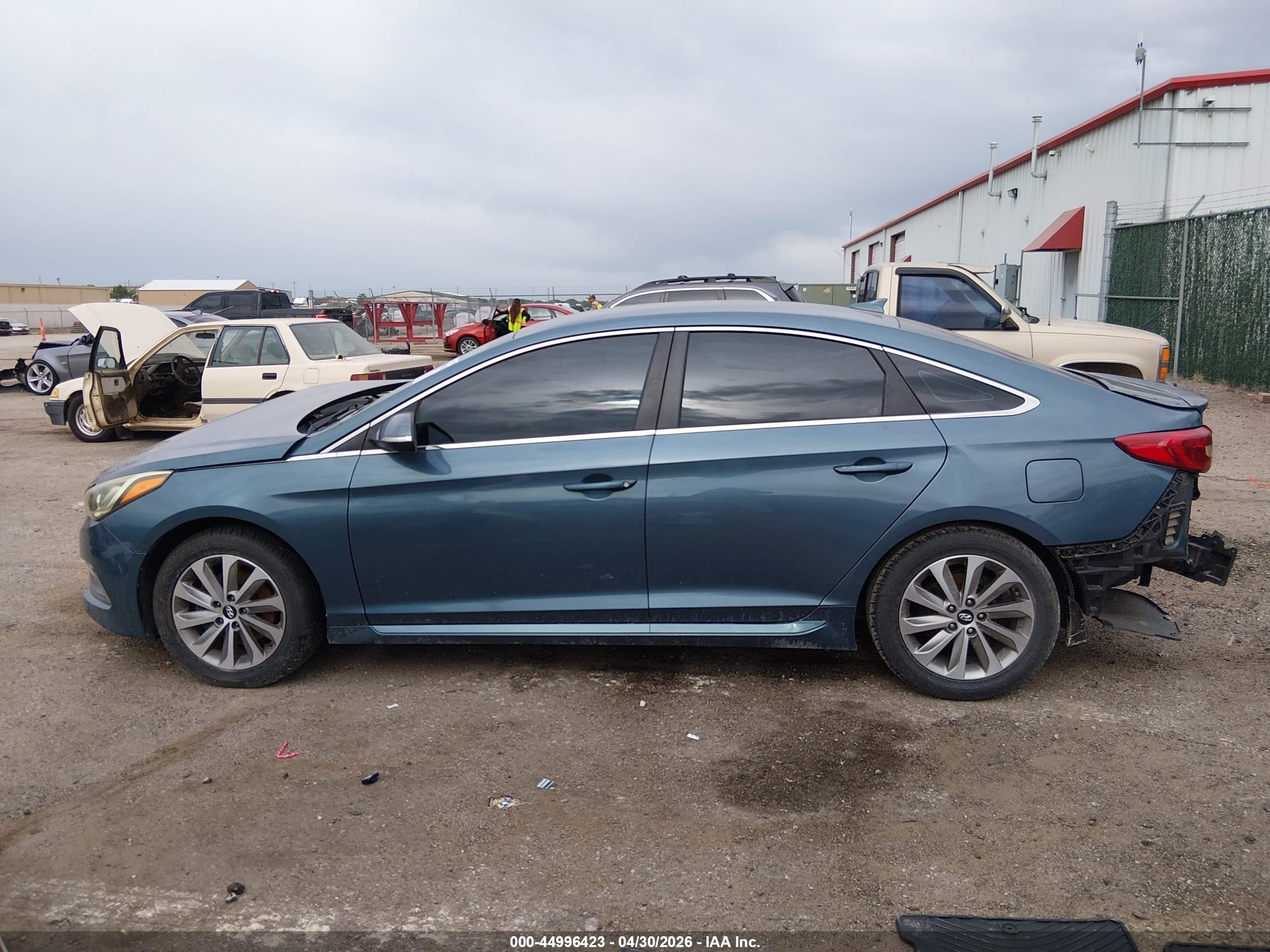 2015 Hyundai Sonata Se Blue vin: 5NPE24AF5FH207232
