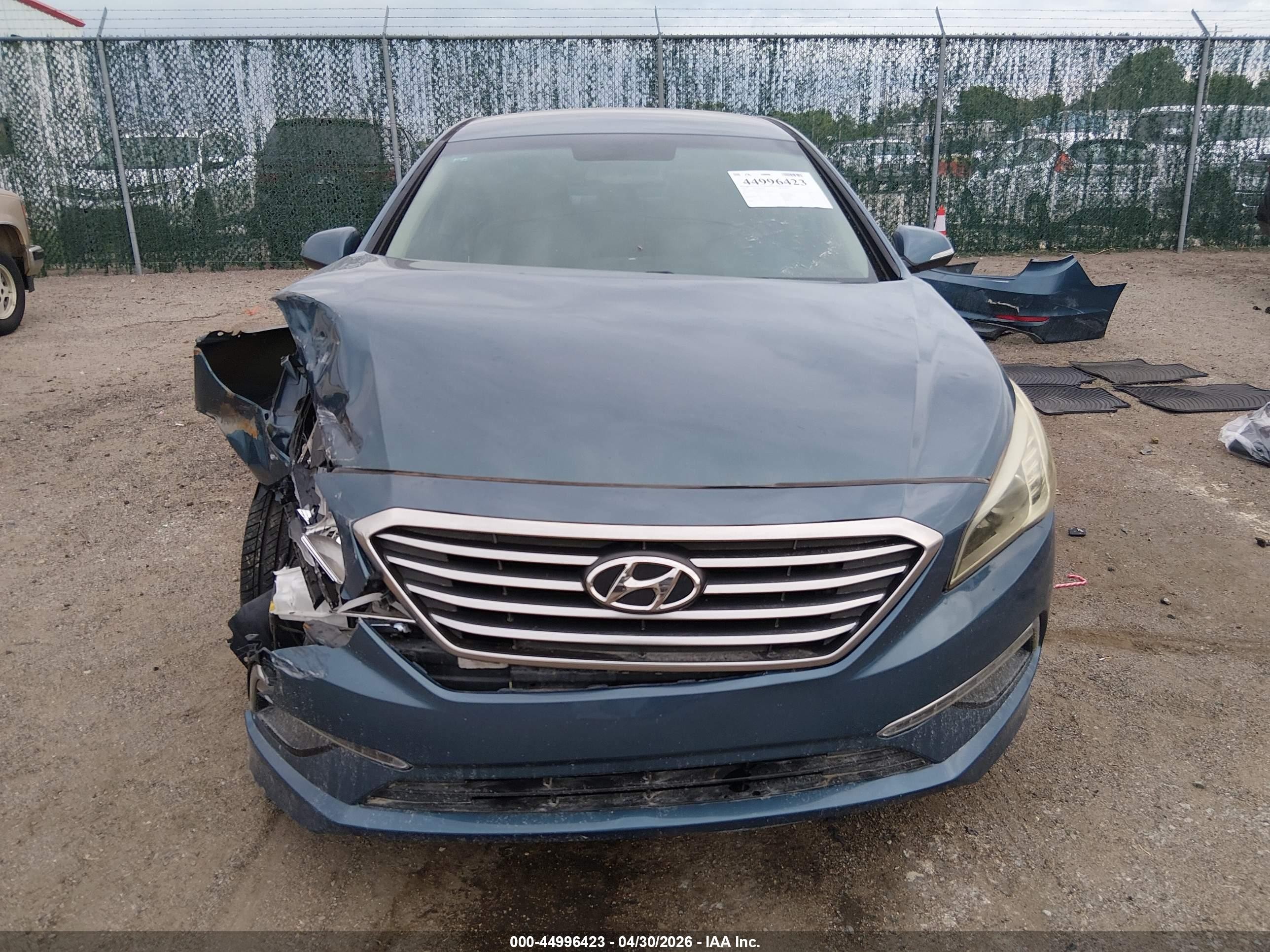 2015 Hyundai Sonata Se Blue vin: 5NPE24AF5FH207232