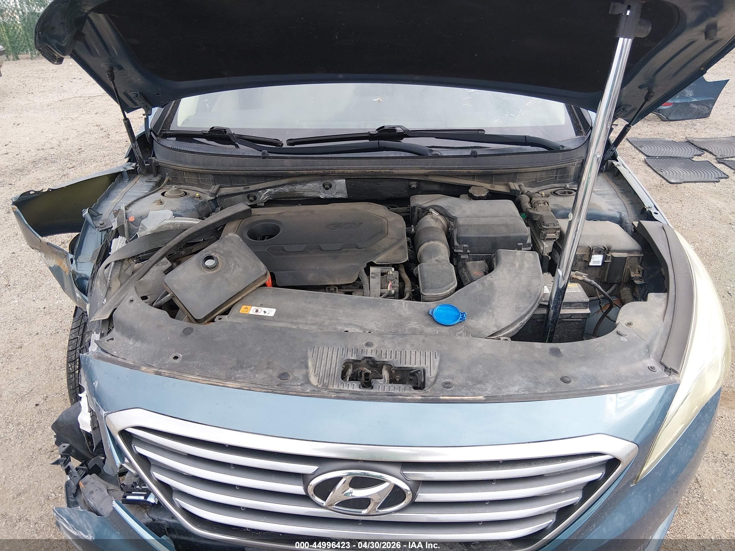 2015 Hyundai Sonata Se Blue vin: 5NPE24AF5FH207232