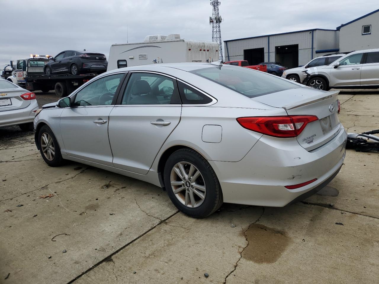 2015 Hyundai Sonata Se Silver vin: 5NPE24AF5FH208008