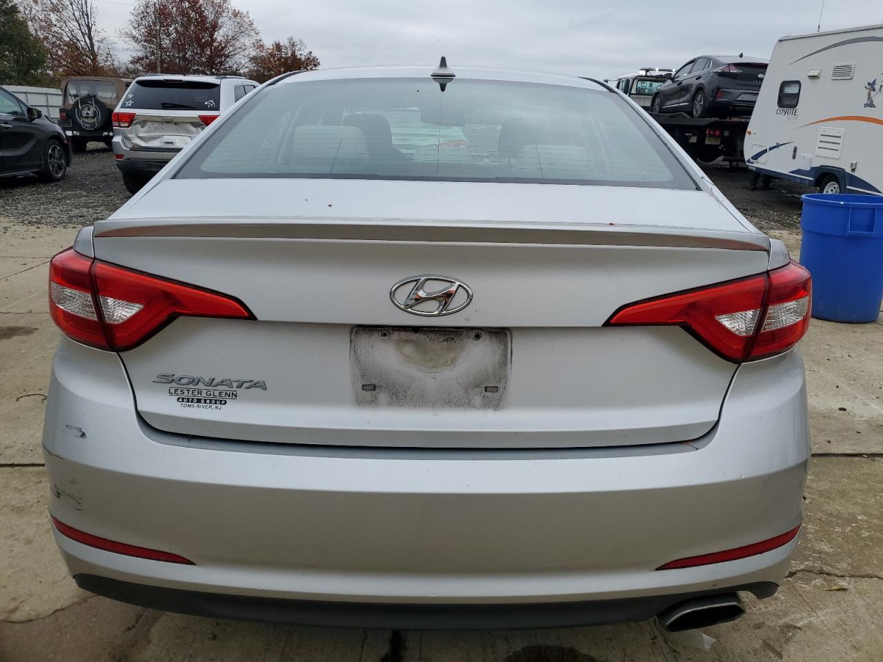 2015 Hyundai Sonata Se Silver vin: 5NPE24AF5FH208008