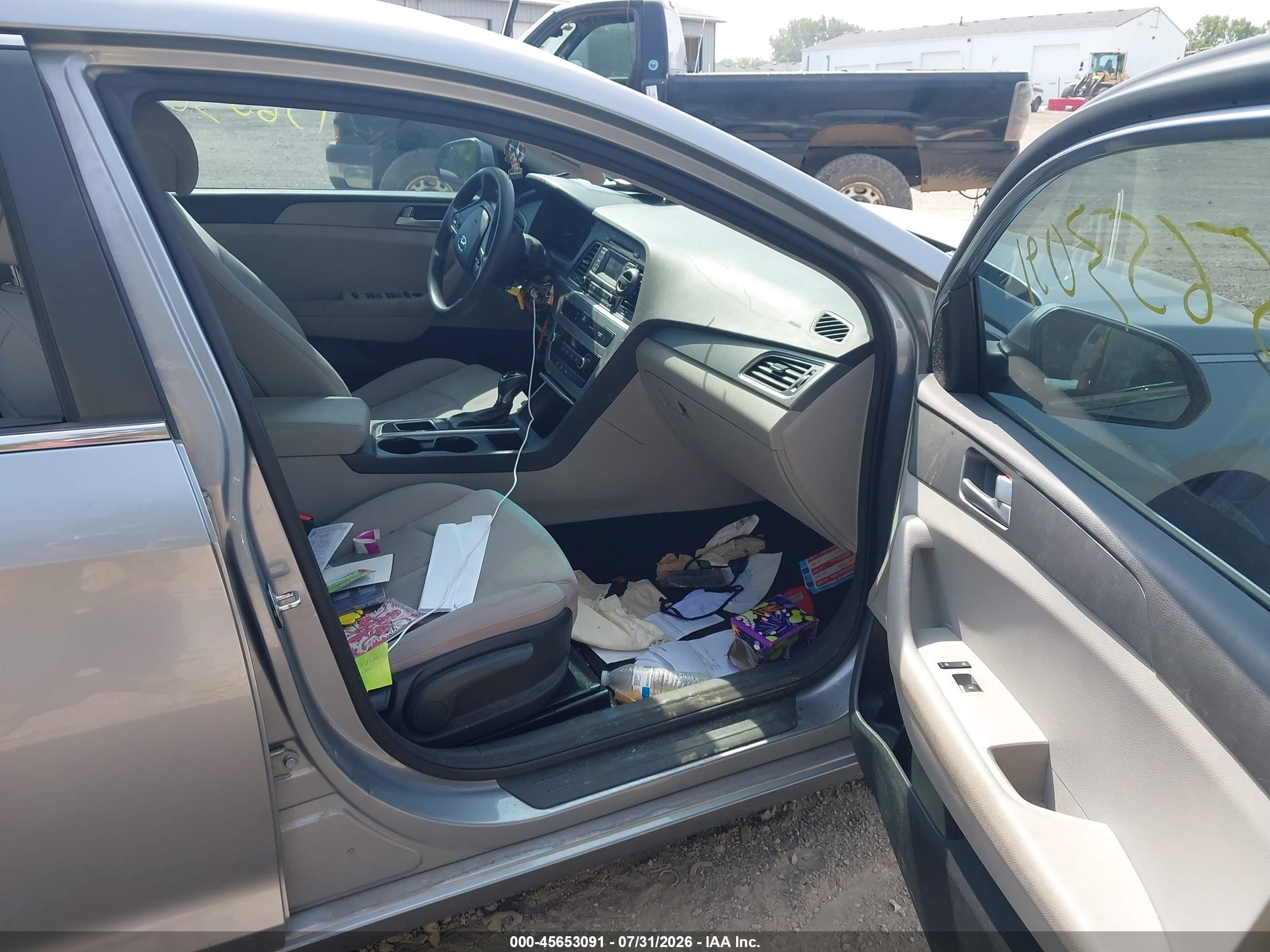 2015 Hyundai Sonata Se Silver vin: 5NPE24AF5FH212494