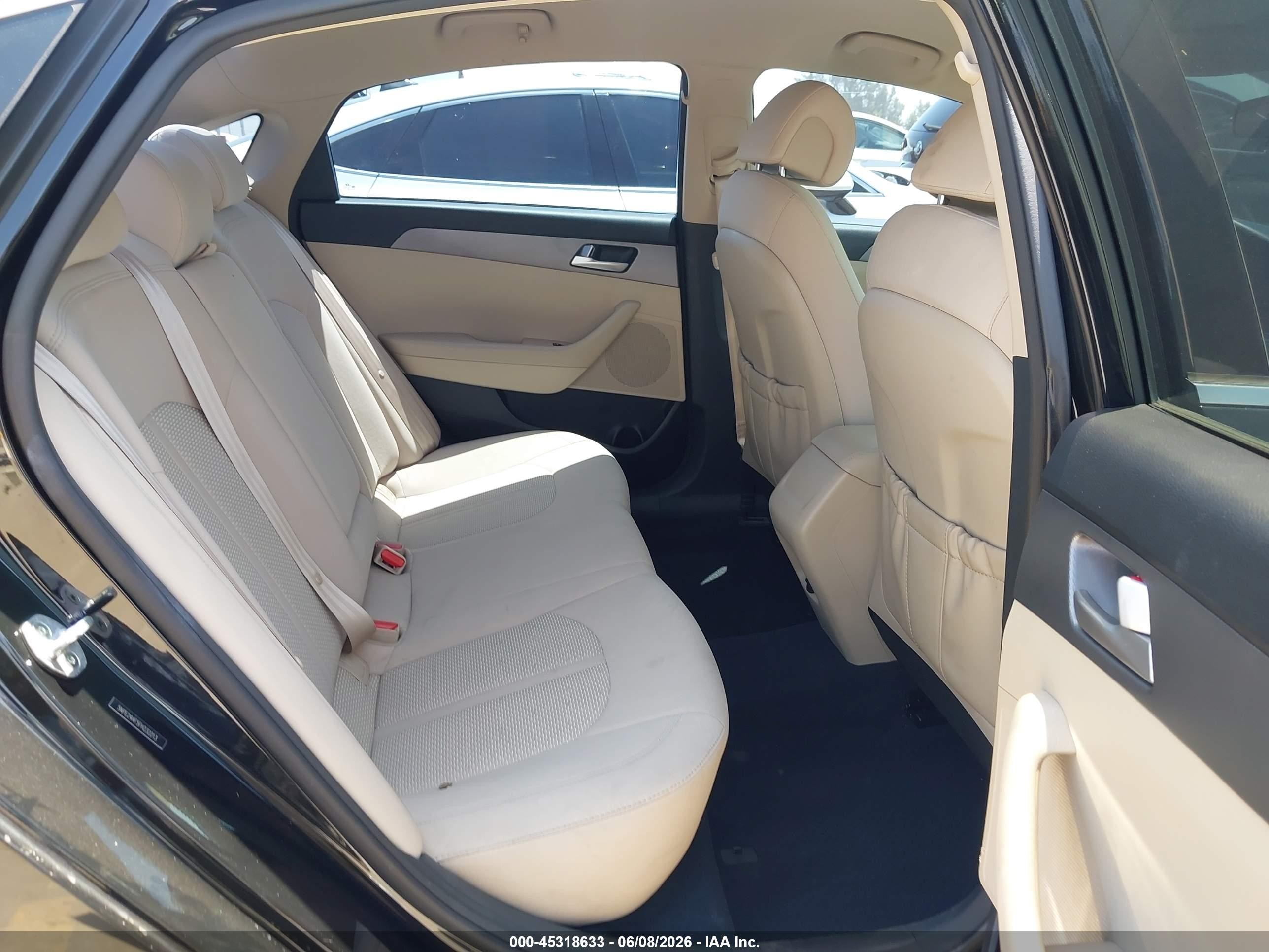 2015 Hyundai Sonata Se Black vin: 5NPE24AF5FH232213