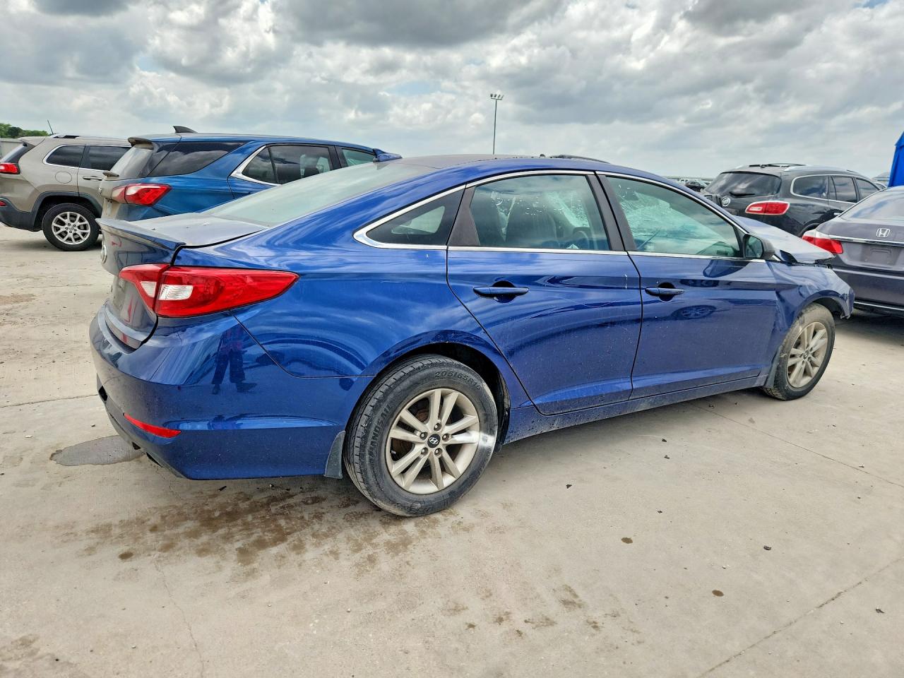 2015 Hyundai Sonata Se Blue vin: 5NPE24AF5FH243440
