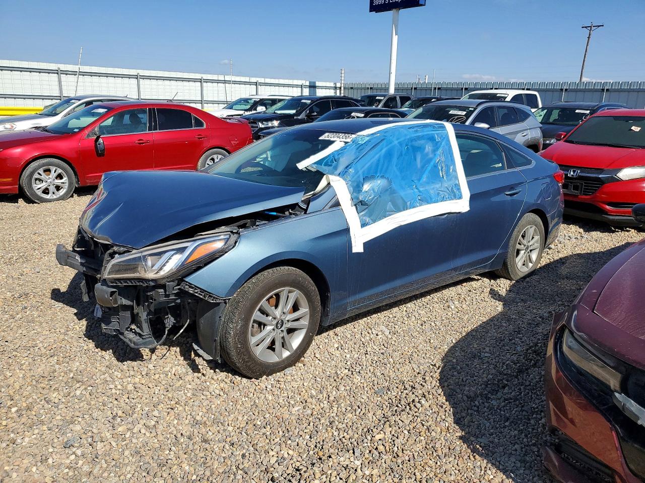 2015 Hyundai Sonata Se Blue vin: 5NPE24AF5FH245687