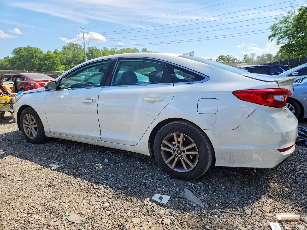 2015 Hyundai Sonata Se Белый vin: 5NPE24AF5FH246984