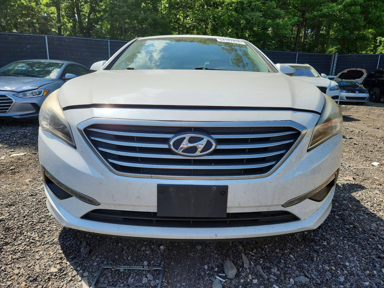 2015 Hyundai Sonata Se Белый vin: 5NPE24AF5FH246984