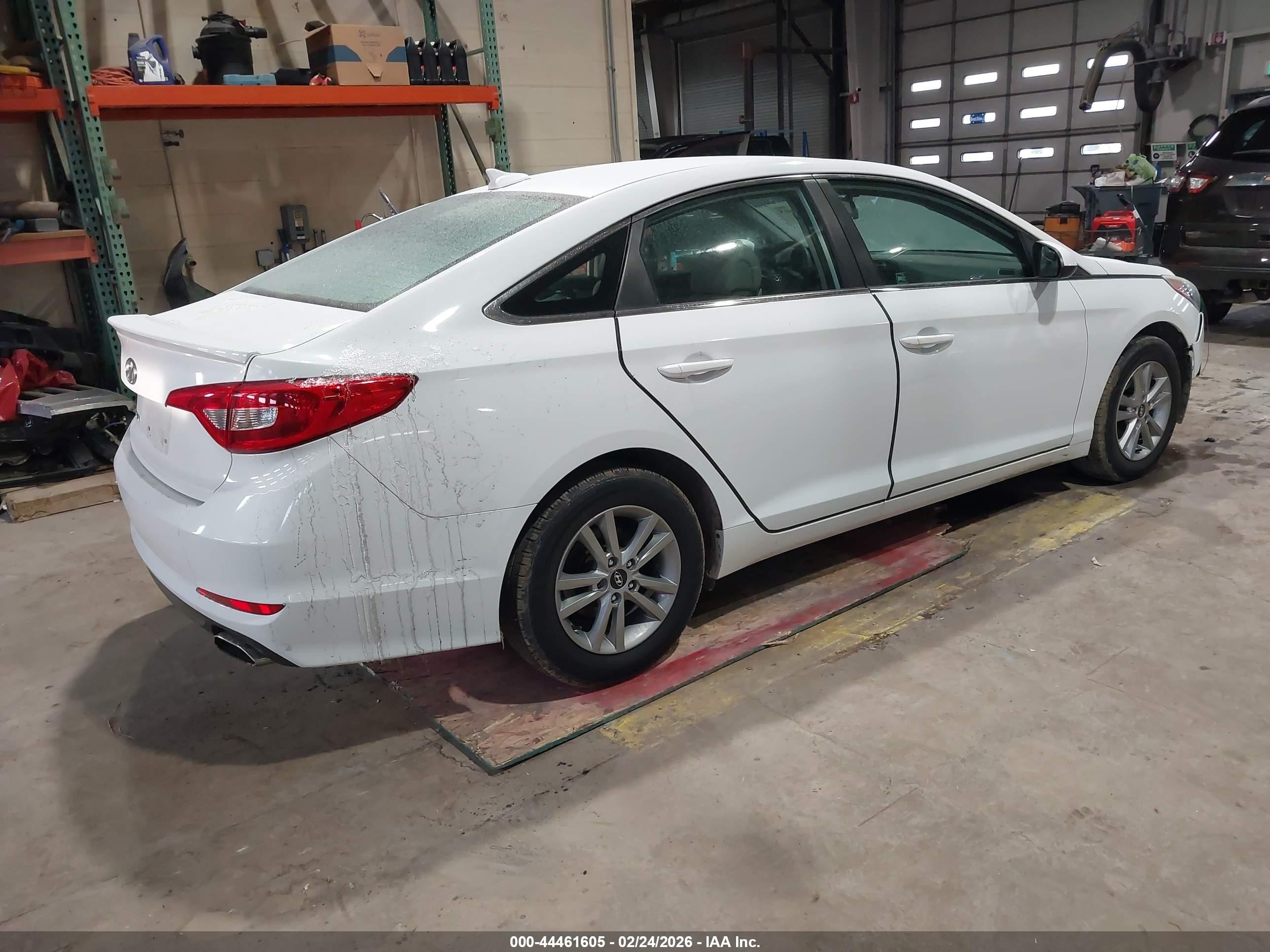 2015 Hyundai Sonata Se White vin: 5NPE24AF5FH254311