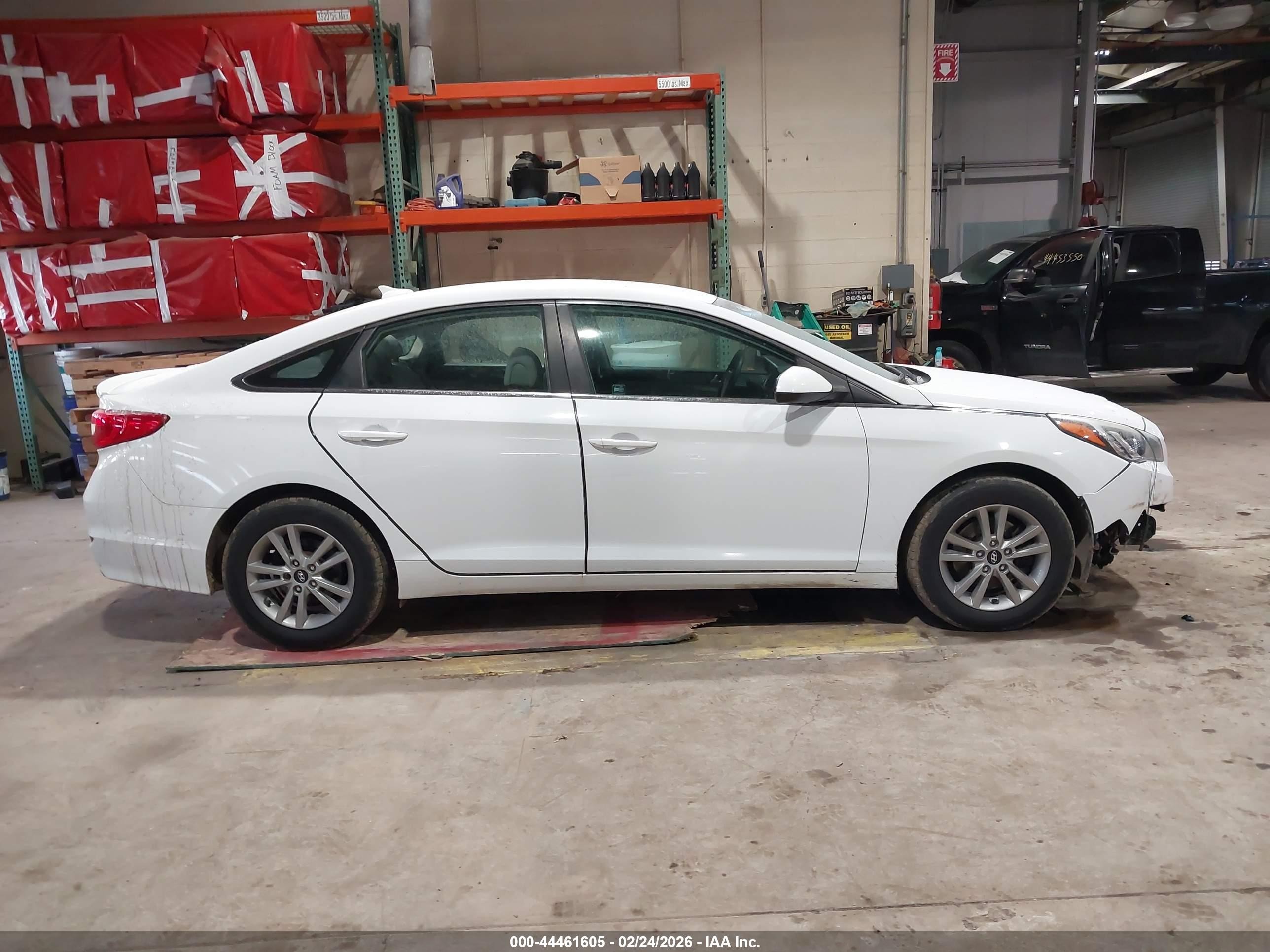 2015 Hyundai Sonata Se White vin: 5NPE24AF5FH254311