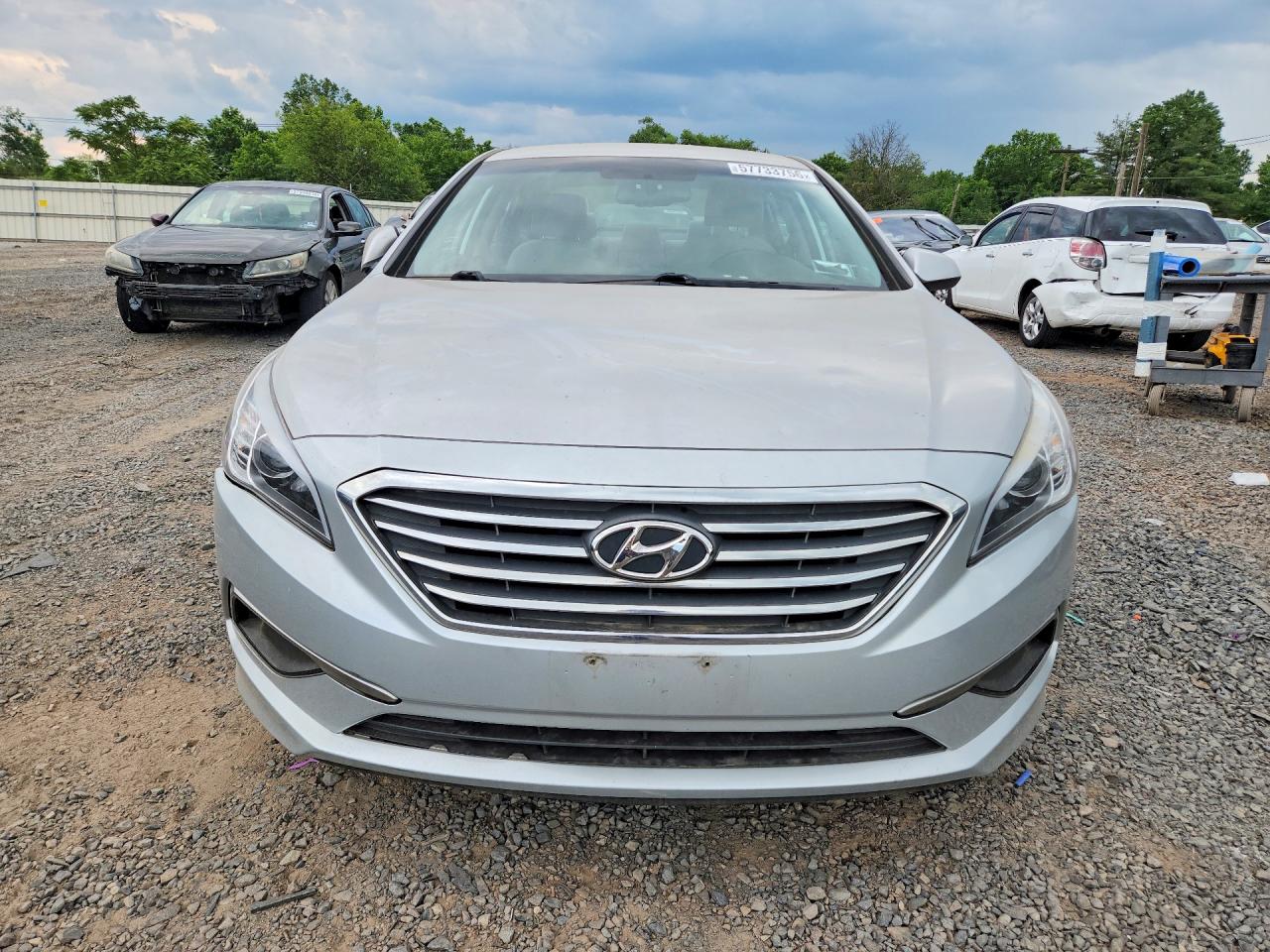 2016 Hyundai Sonata Se Silver vin: 5NPE24AF5GH361294