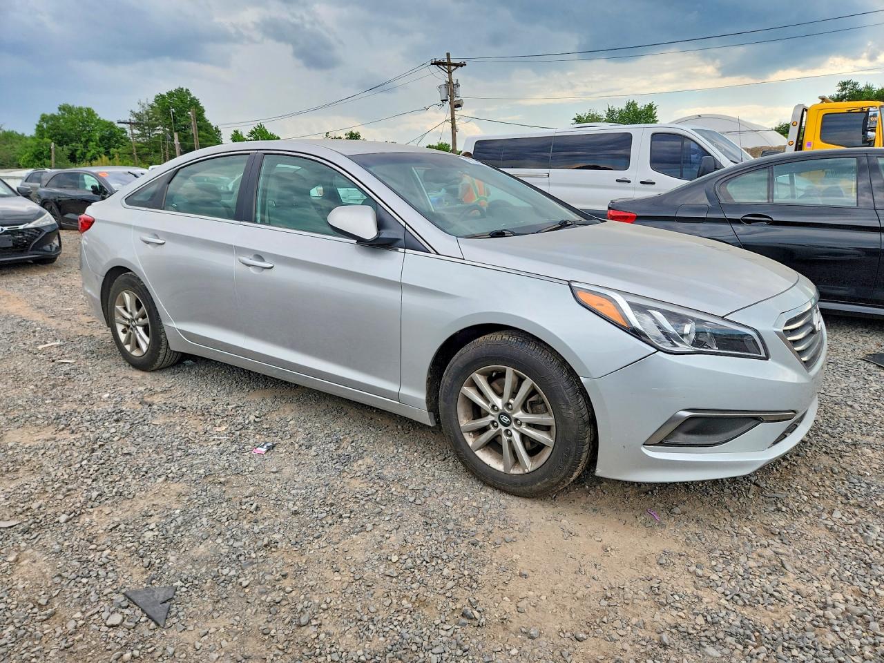 2016 Hyundai Sonata Se Silver vin: 5NPE24AF5GH361294
