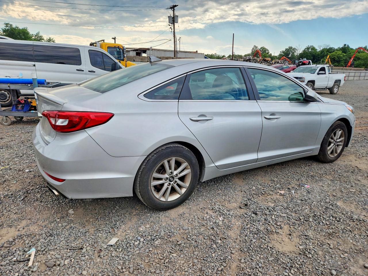 2016 Hyundai Sonata Se Silver vin: 5NPE24AF5GH361294
