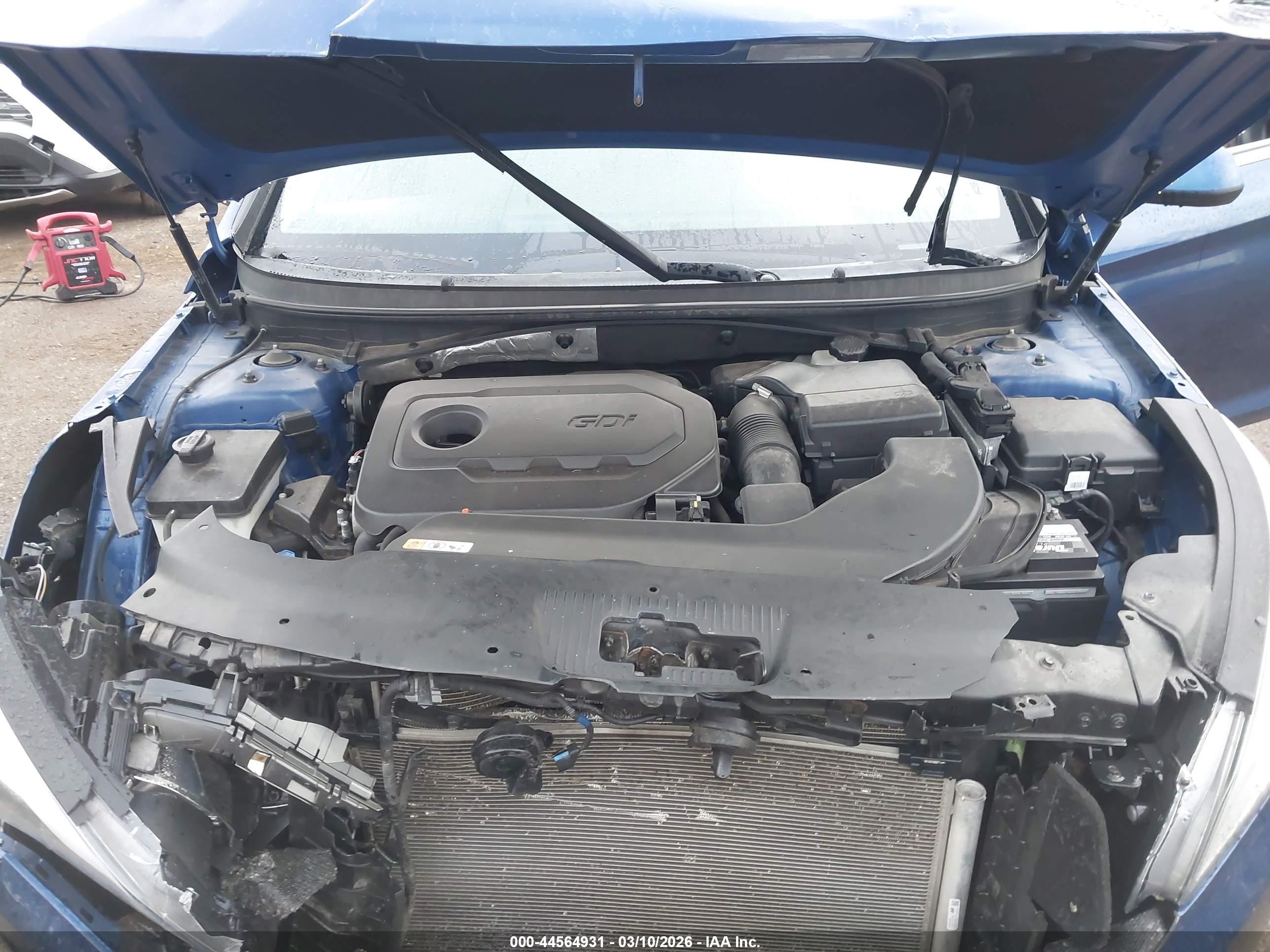 2016 Hyundai Sonata Se Синий vin: 5NPE24AF5GH361358