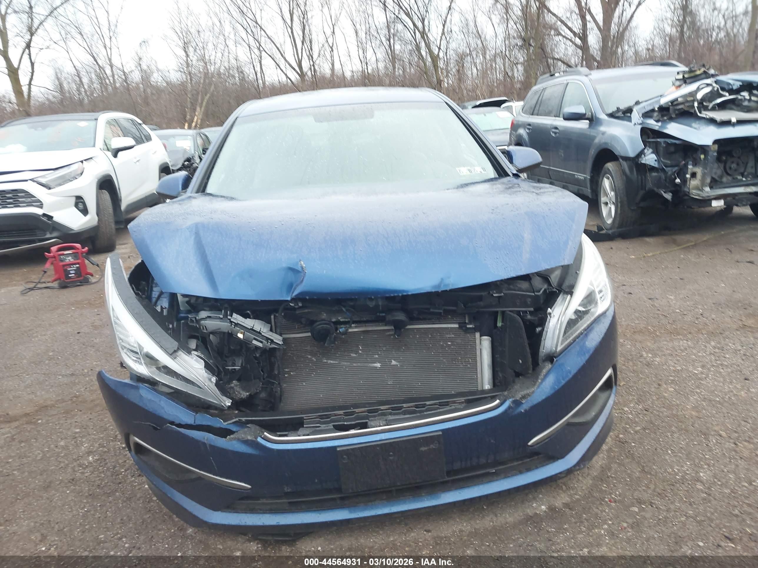 2016 Hyundai Sonata Se Синий vin: 5NPE24AF5GH361358