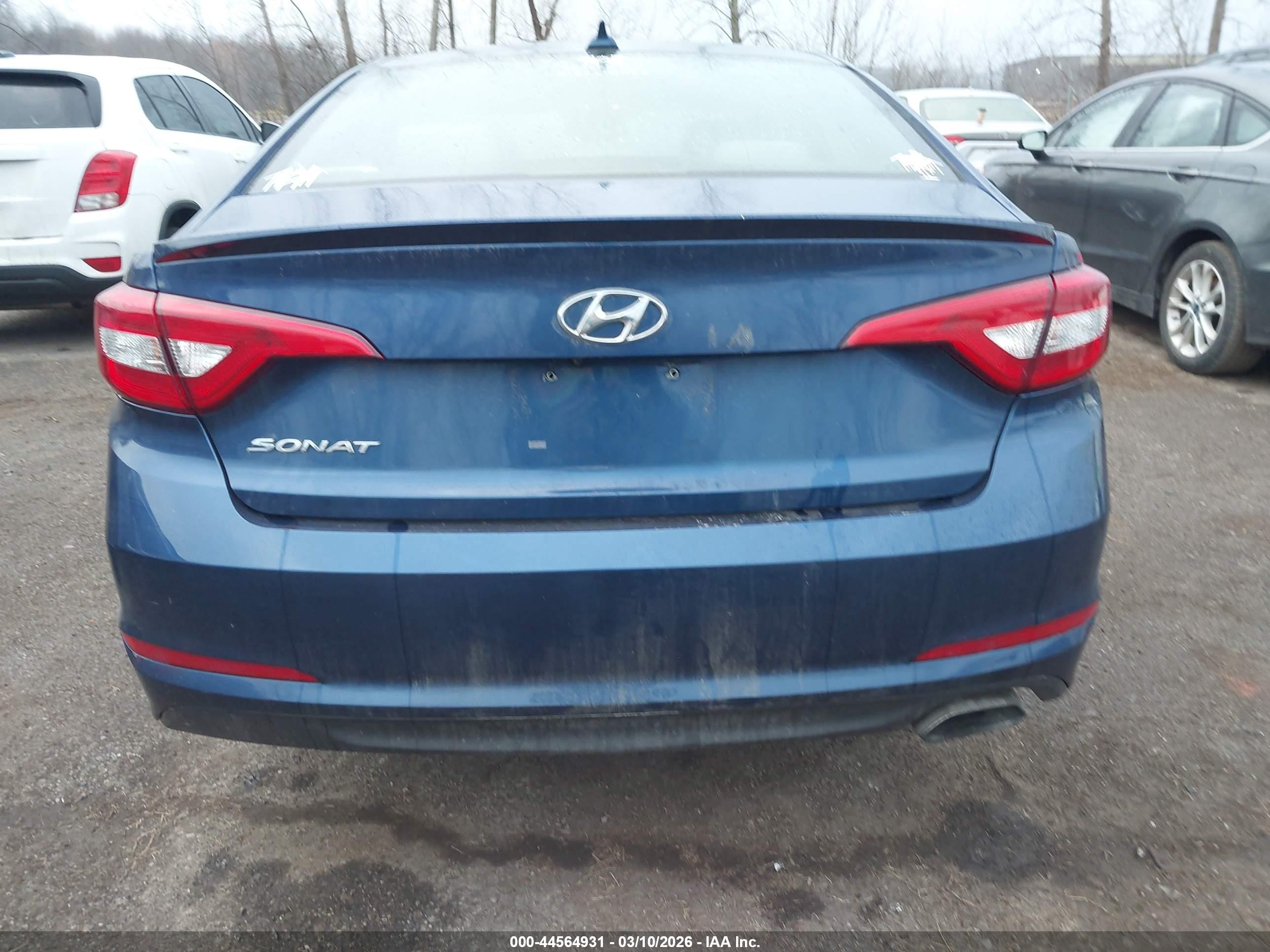 2016 Hyundai Sonata Se Синий vin: 5NPE24AF5GH361358