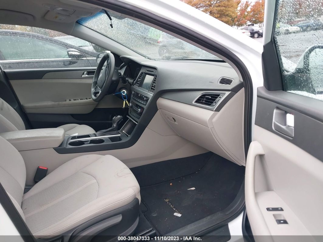 2016 Hyundai Sonata Se White vin: 5NPE24AF5GH366351